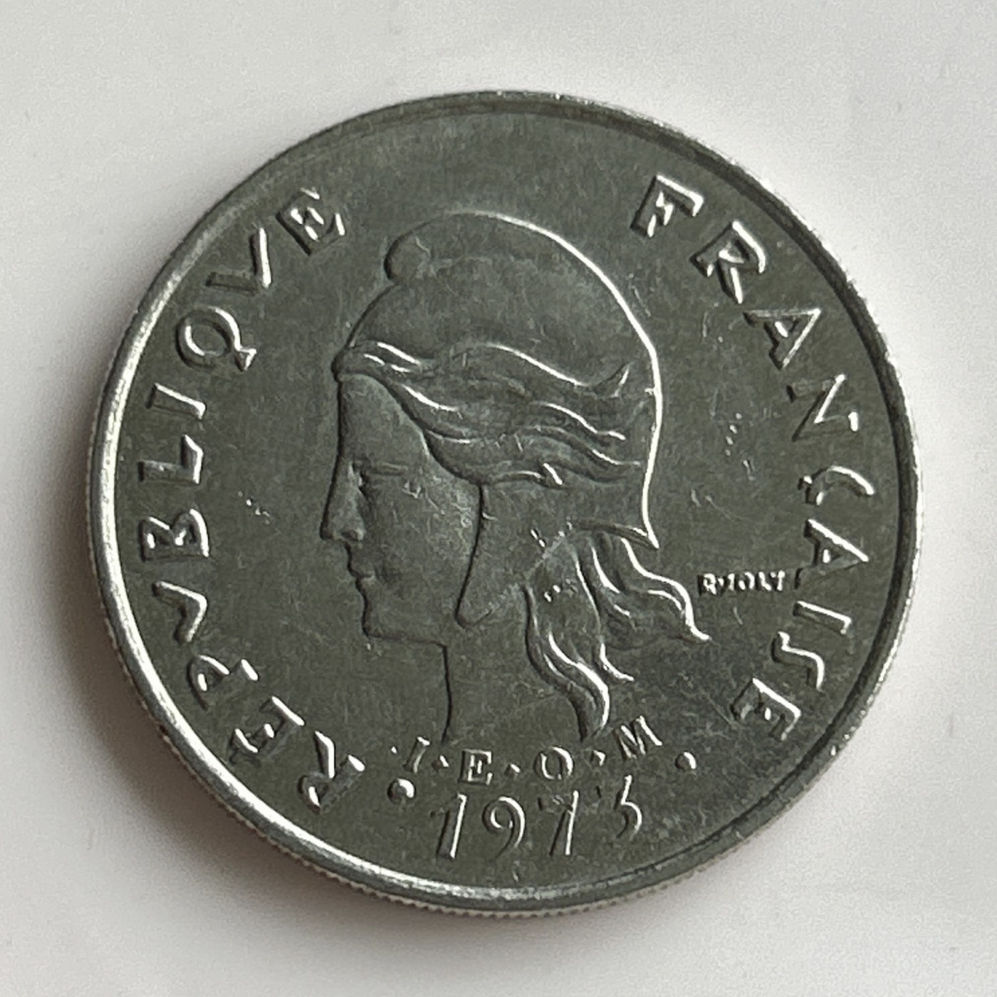 海外回流1元起拍小铺 各国钱币散币场 第10期 新赫布里底1973年20法郎