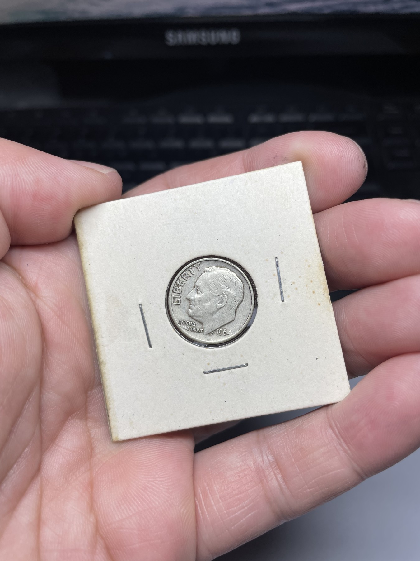 2024年集古藏今外币拍卖第四期-第7场—（总第37拍） 1964年美国10美分银币