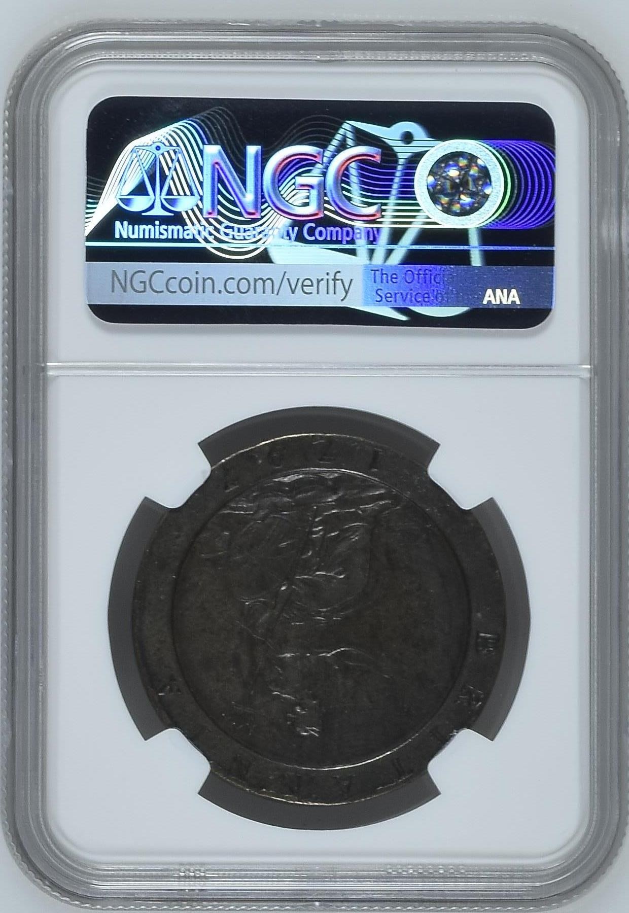 收藏联盟Quantum Auction 第338期拍卖  英国1797年乔治三世车轮便士 NGC XF DETAILS 世界最早机制币 SOHO名誉品