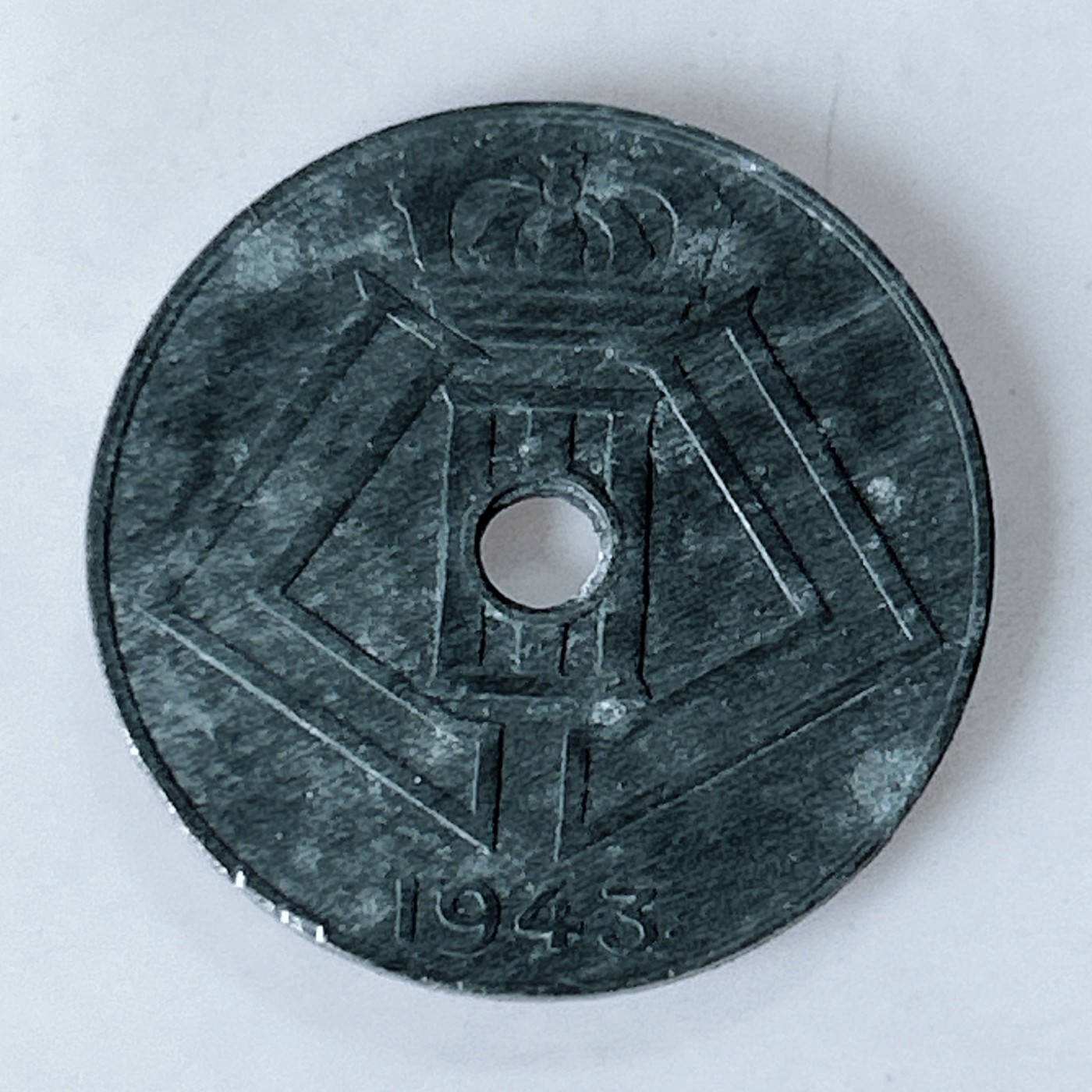 海外回流1元起拍小铺 各国钱币散币场 第10期 德占比利时1943年10分