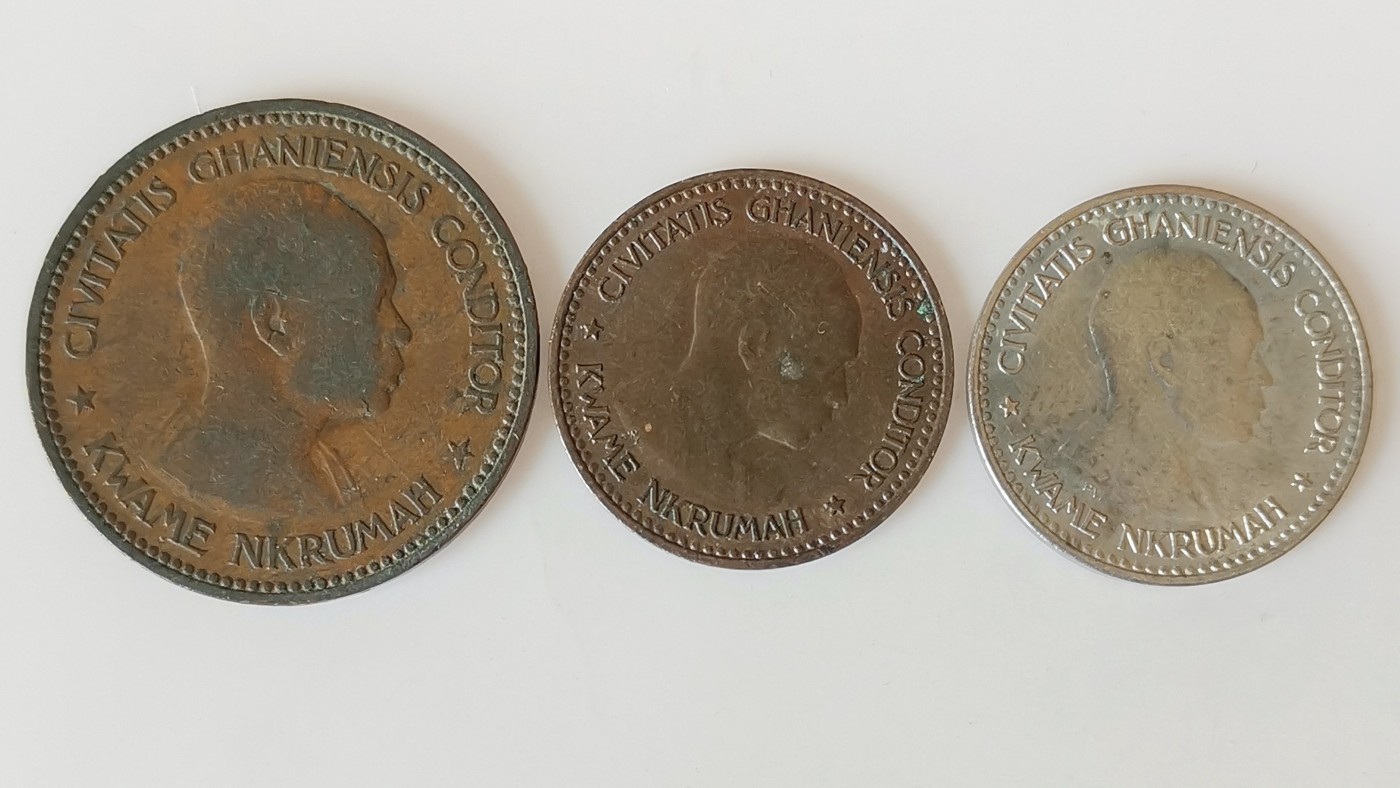 第一海外回流一元起拍收藏 散币专场 第81期 加纳1958年硬币3枚