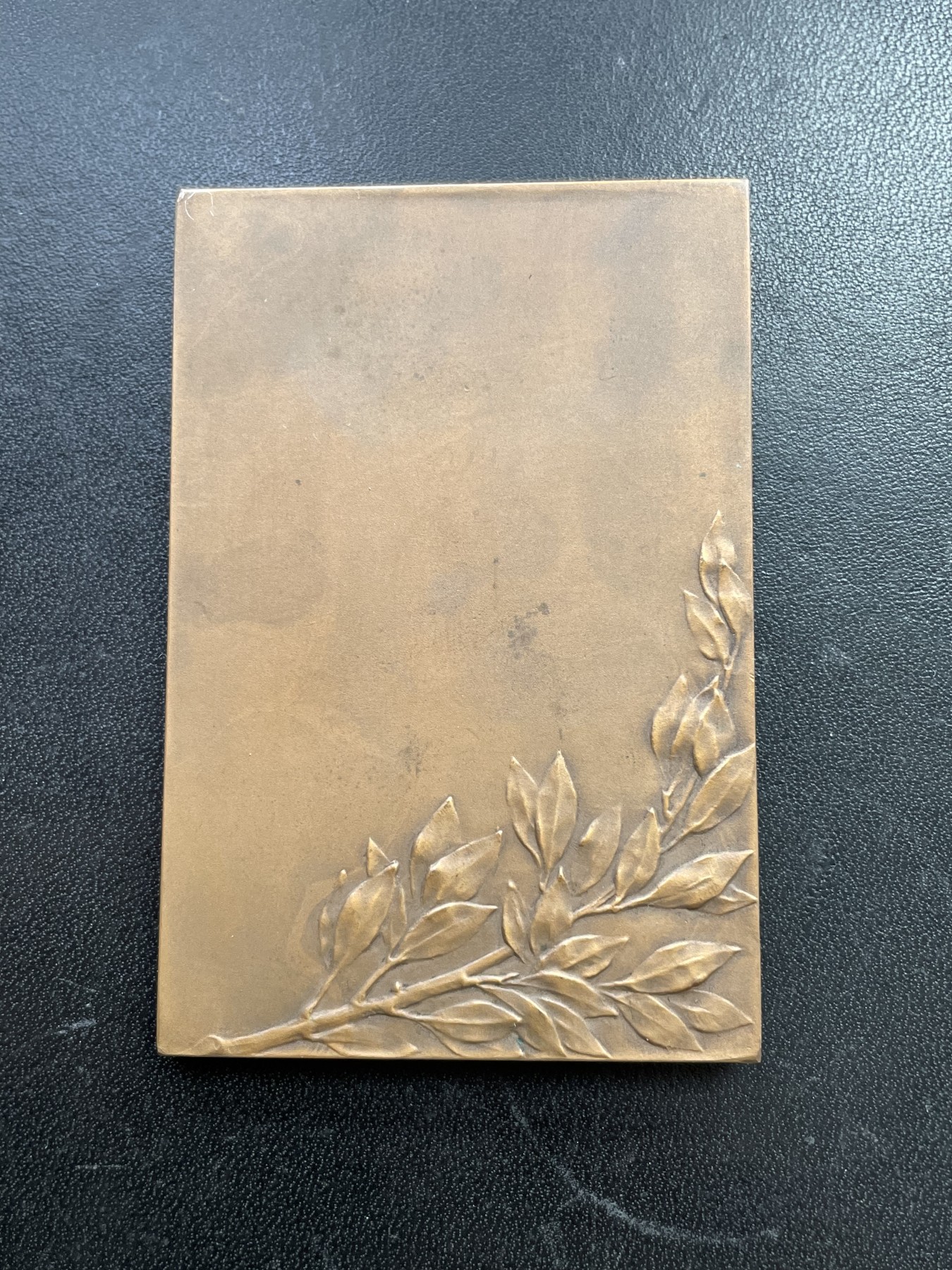 「木头集藏」章牌专场-第40期 法国自由帽玛丽安娜大铜章  尺寸：50×73 mm，102g，边铭：丰饶角 BRONZE