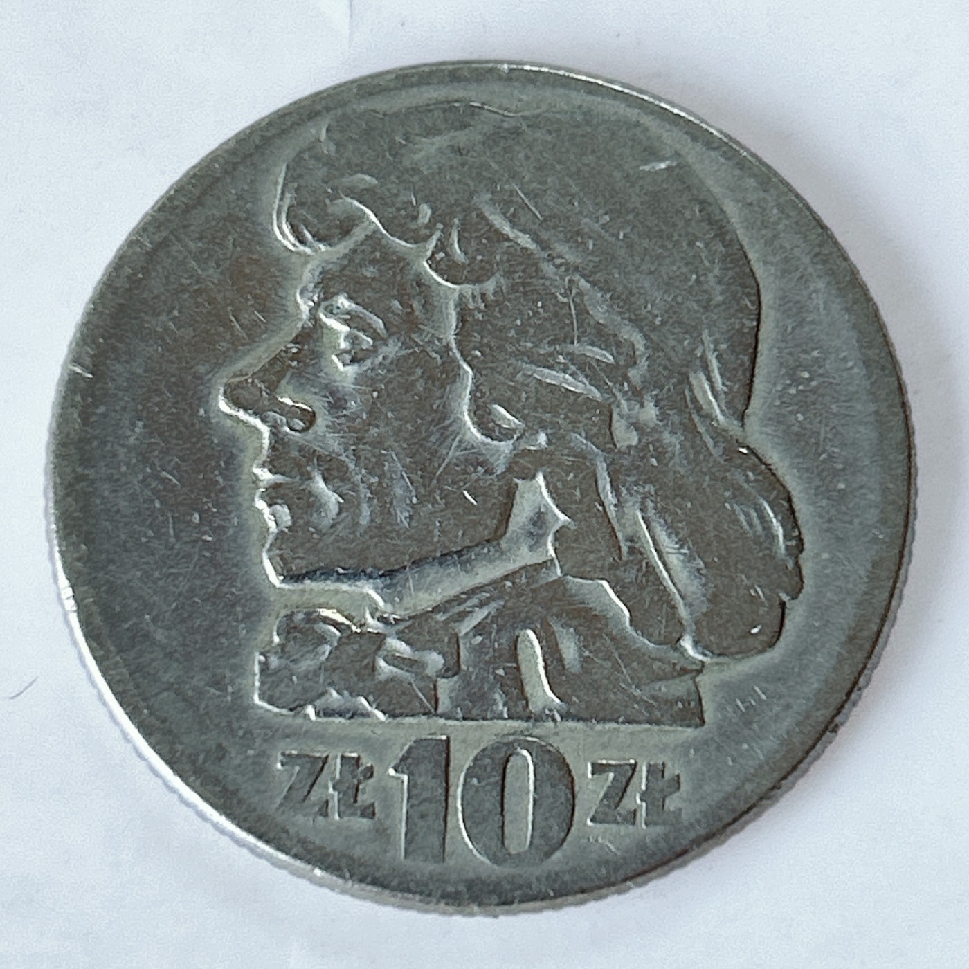 海外回流1元起拍小铺 各国钱币散币场 第10期 1959波兰10兹罗提 塔德乌斯.科希秋什科 纪念币