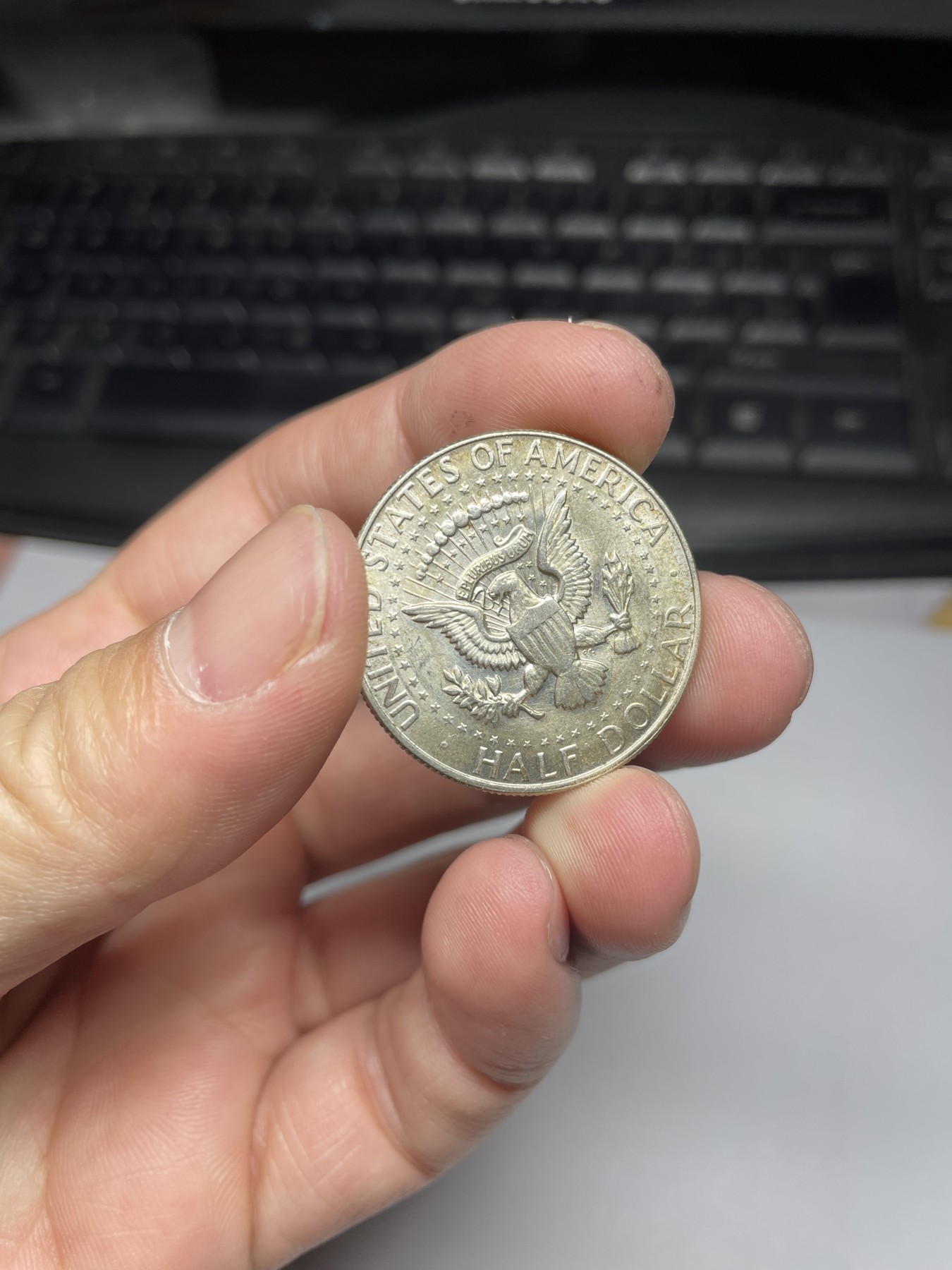 2024年集古藏今外币拍卖第四期-第7场—（总第37拍） 1968年美国肯尼迪半美元银币