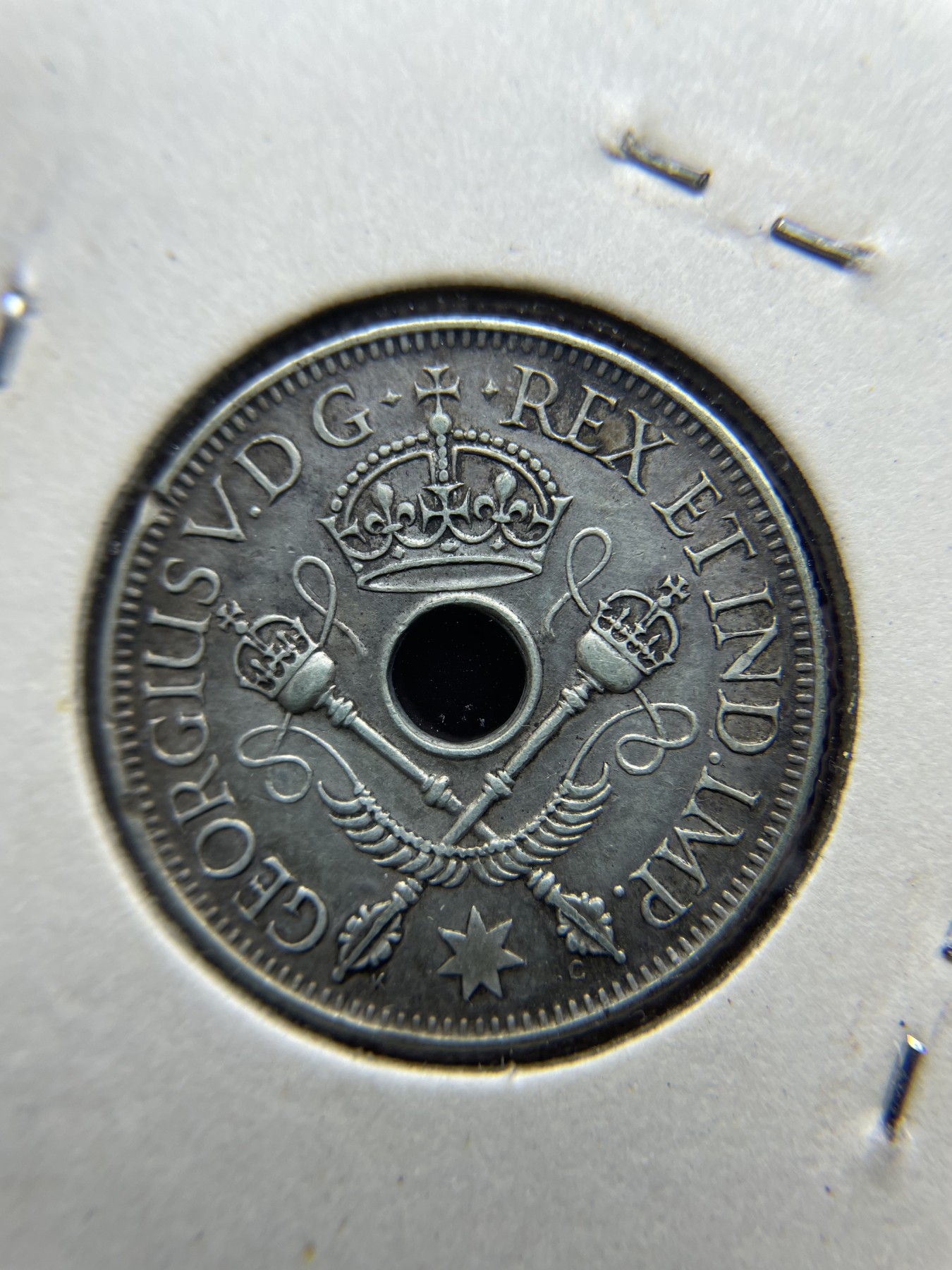 2024年集古藏今外币拍卖第四期-第7场—（总第37拍） 1936年英属新几内亚乔治五世1先令银币