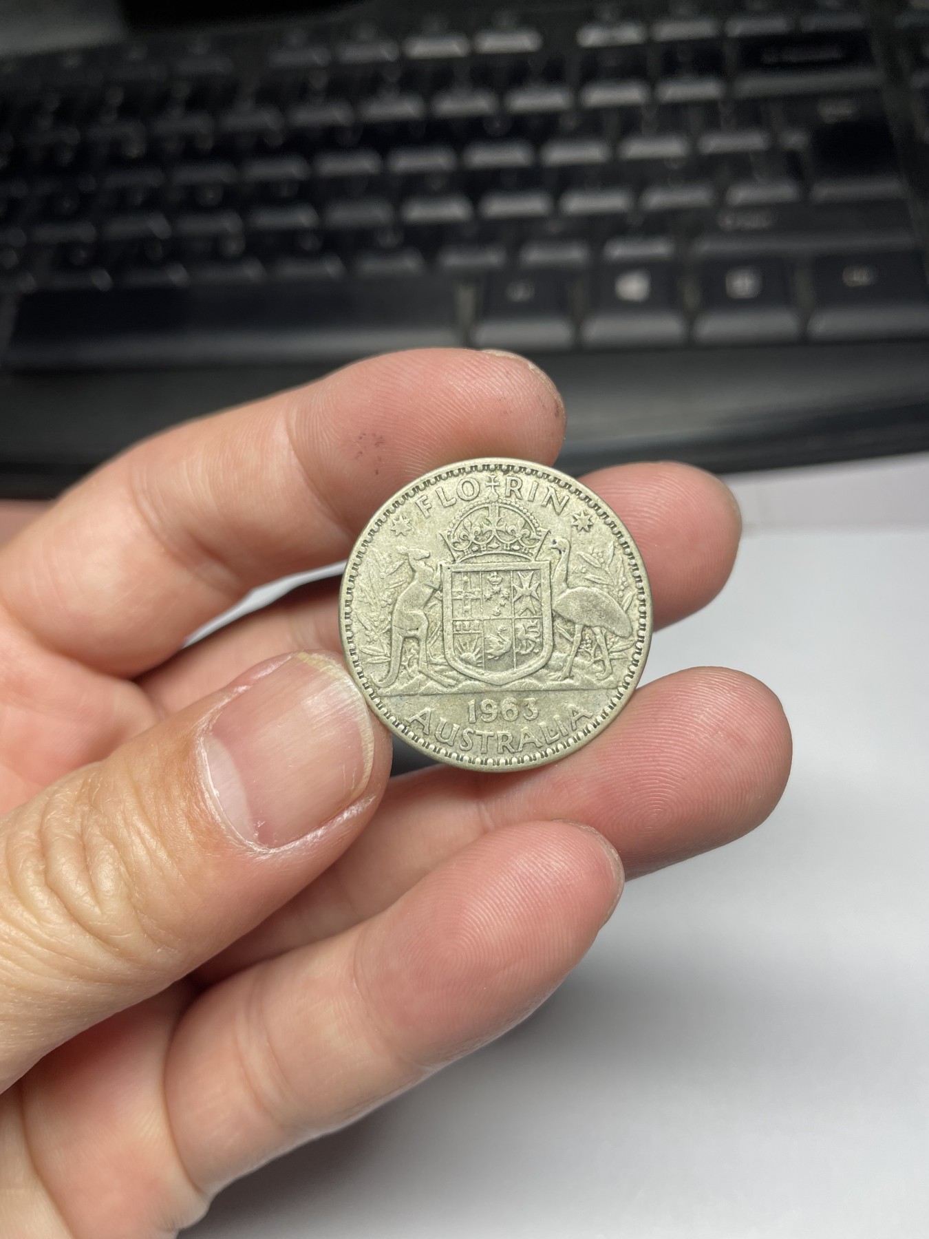 2024年集古藏今外币拍卖第四期-第7场—（总第37拍） 1963年澳大利亚1福林银币