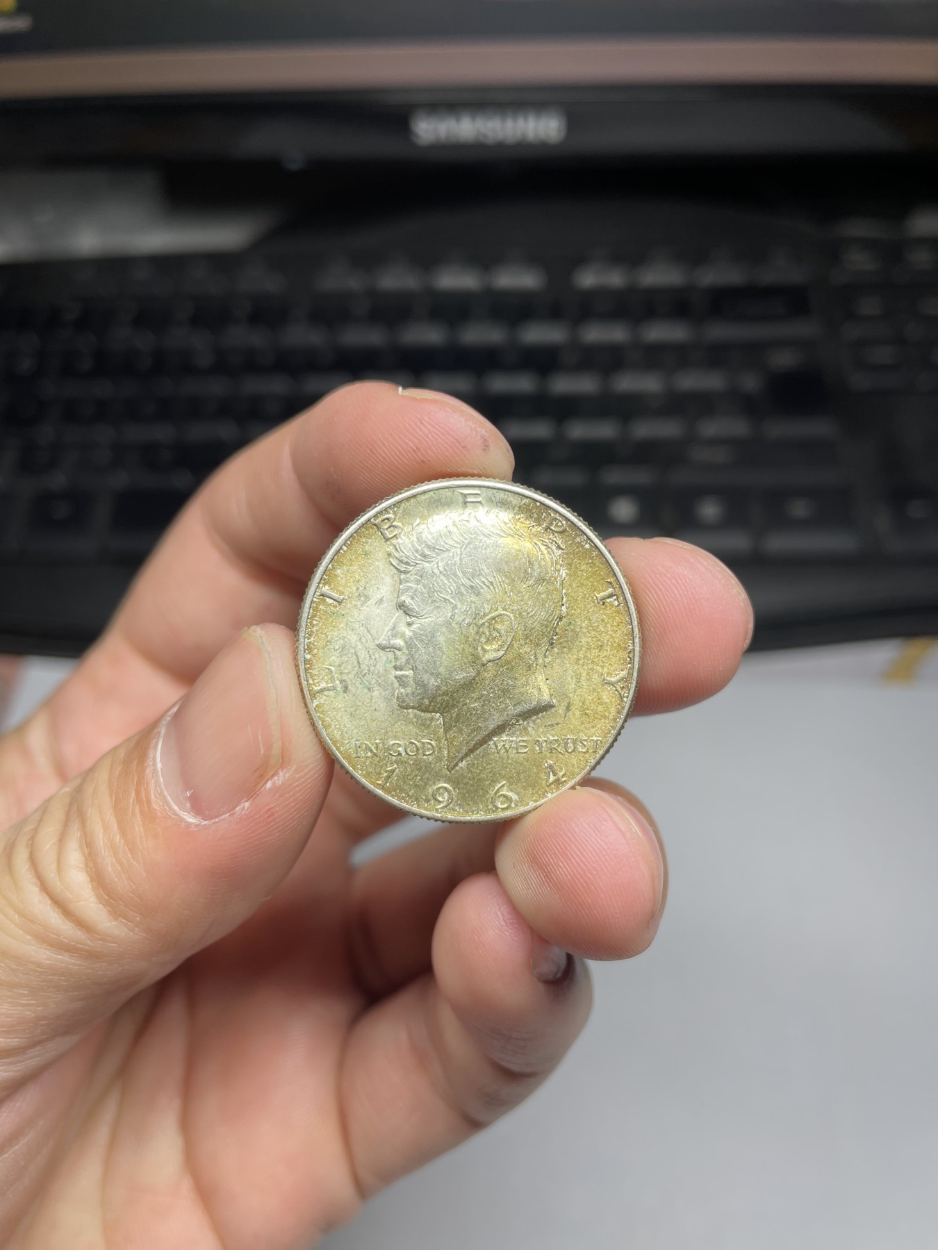 2024年集古藏今外币拍卖第四期-第7场—（总第37拍） 1964年美国肯尼迪半美元银币