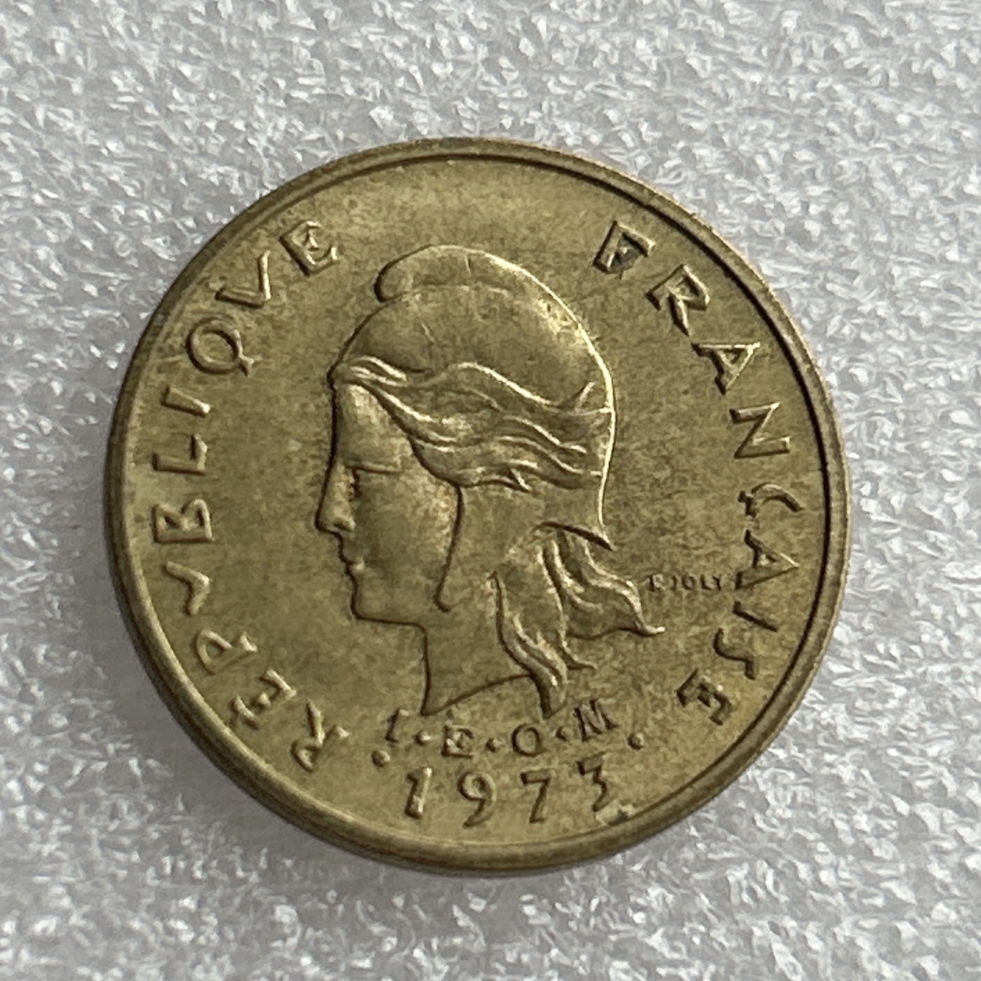 海外回流1元起拍小铺 各国钱币散币场 第10期 法属新赫布里底1973年2法郎铜币