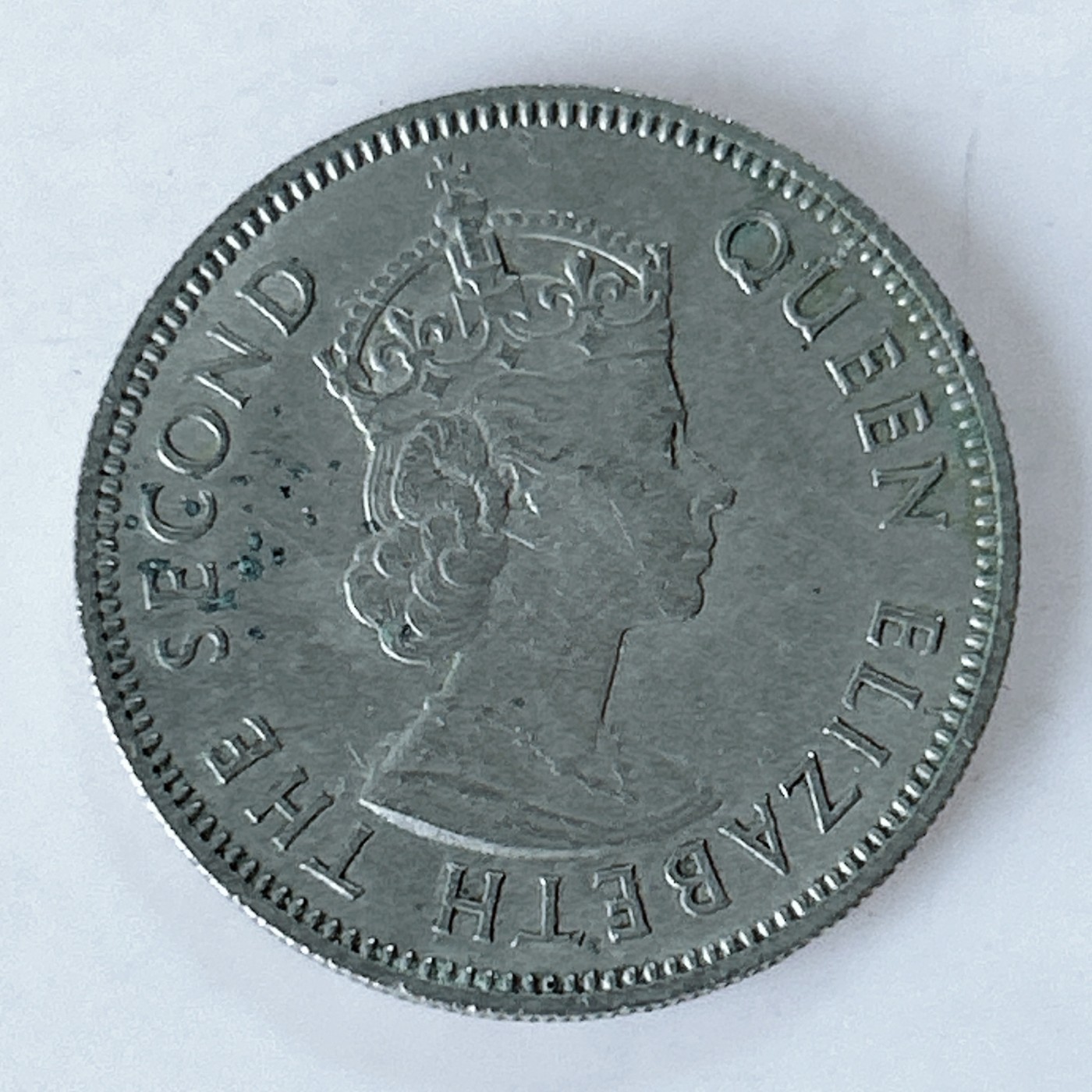 海外回流1元起拍小铺 各国钱币散币场 第10期 英属塞舌尔1960年1/2卢比