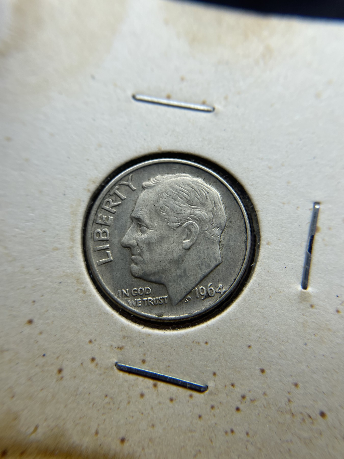 2024年集古藏今外币拍卖第四期-第7场—（总第37拍） 1964年美国10美分银币