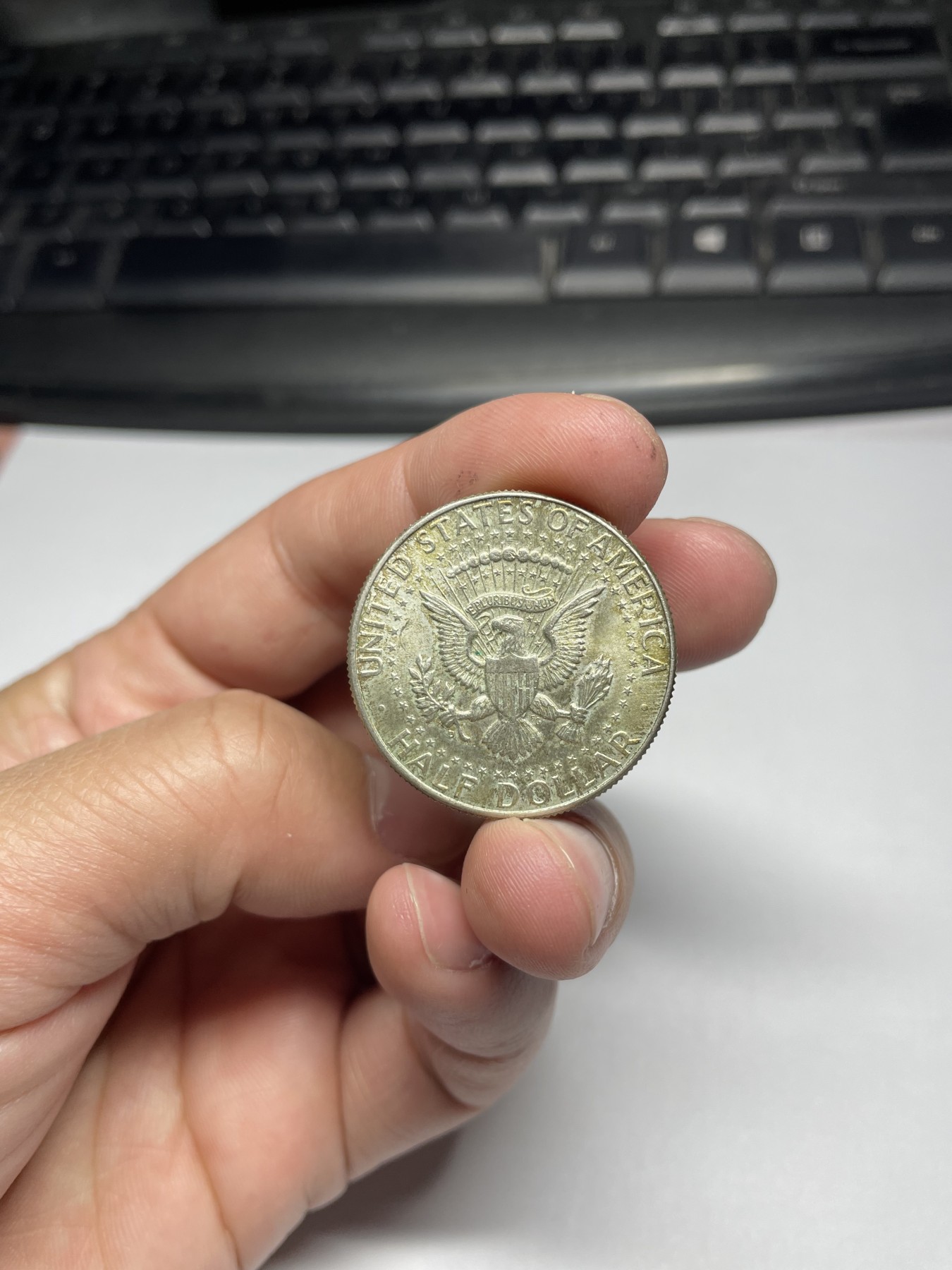 2024年集古藏今外币拍卖第四期-第7场—（总第37拍） 1964年美国肯尼迪半美元银币