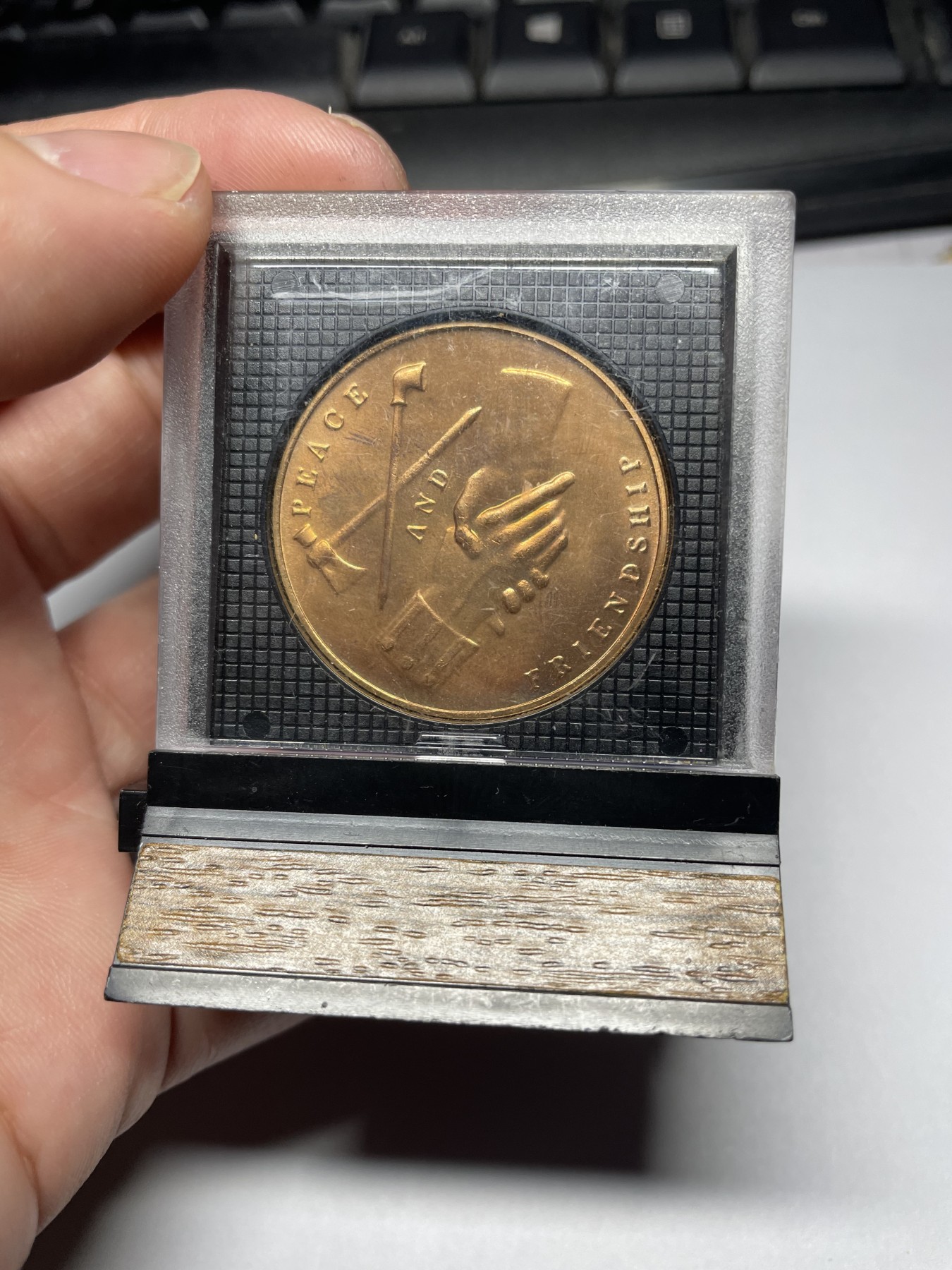 2024年集古藏今外币拍卖第四期-第7场—（总第37拍） 美国历史名人铜纪念章一枚