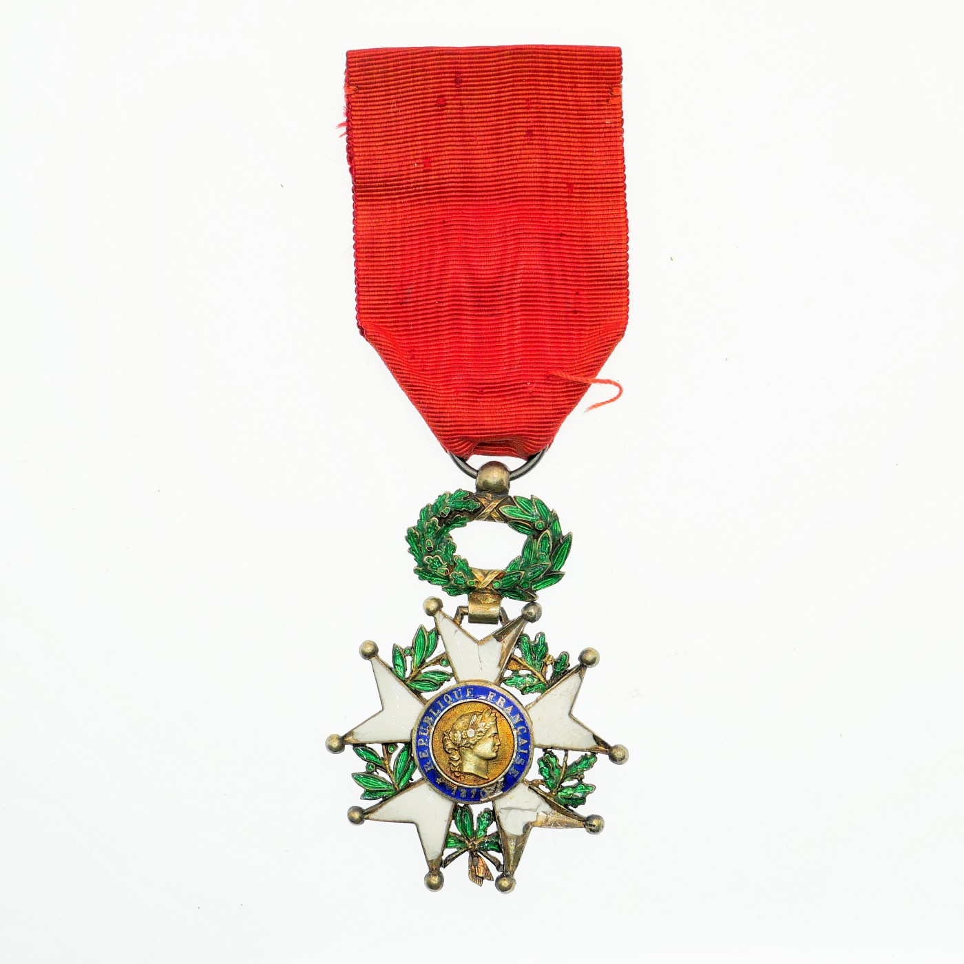 勋章奖章交易所4月20日拍卖 法国荣誉军团勋章，银质珐琅