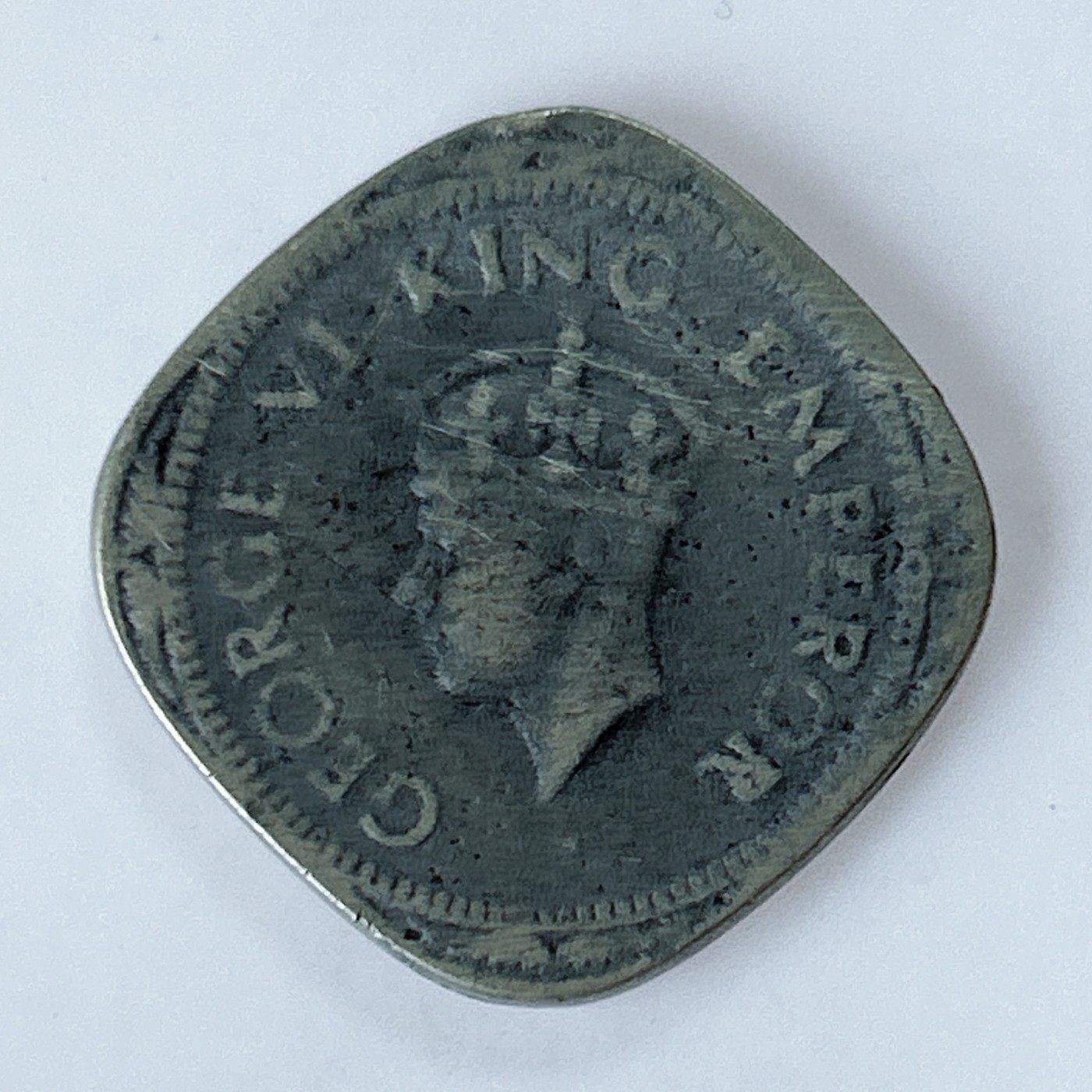 海外回流1元起拍小铺 各国钱币散币场 第10期 英属印度1945年2安娜