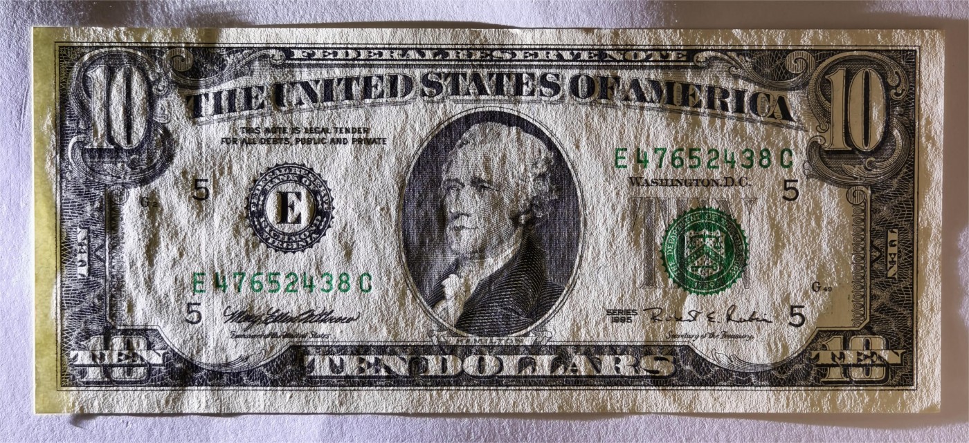 紫瑗钱币——第339期拍卖——纸币场 美国 1995年 E版 无序列 亚历山大·汉密尔顿 10美元 小头版 UNC