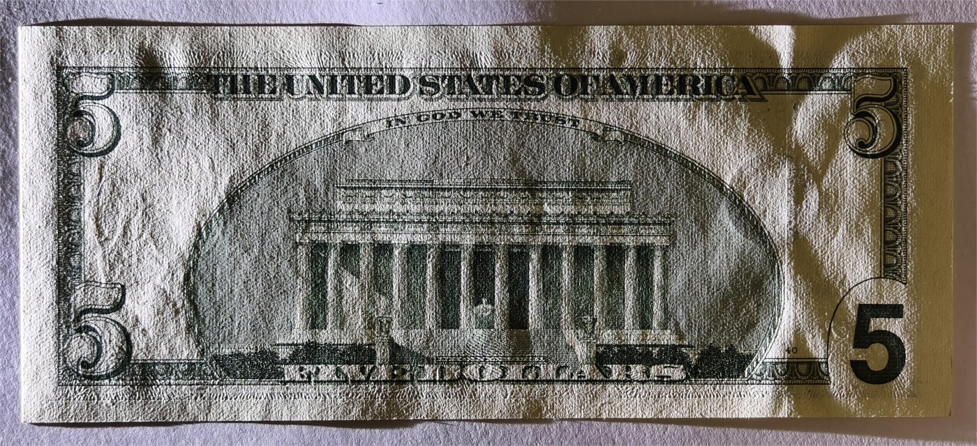 紫瑗钱币——第339期拍卖——纸币场 美国 2003年 B版 A序列 亚伯拉罕·林肯 5美元 大头版 UNC