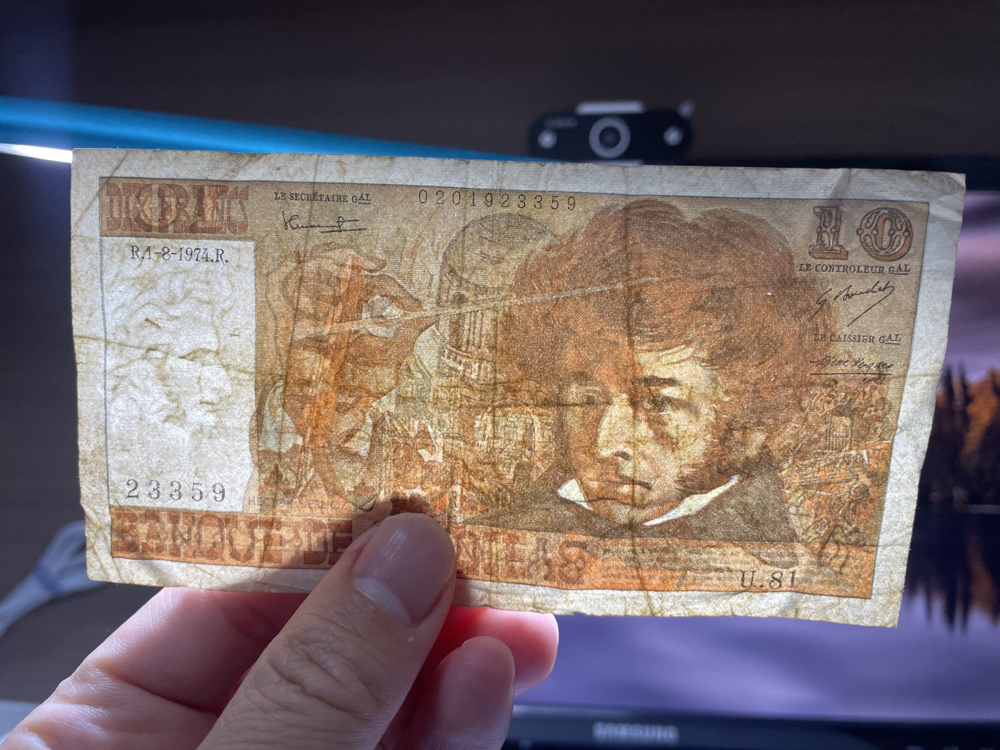 2024年集古藏今外币拍卖第四期-第8场—（总第38拍） 1974年法国10法郎