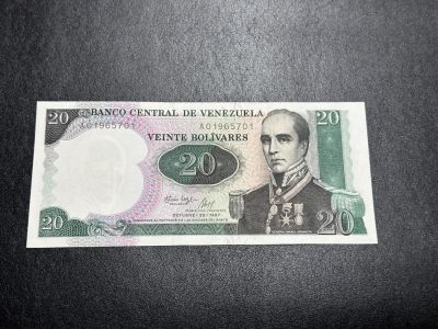 外钞收藏家》第三百七十二期 - 委内瑞拉20波立维纳尔 纪念钞 全新UNC A冠