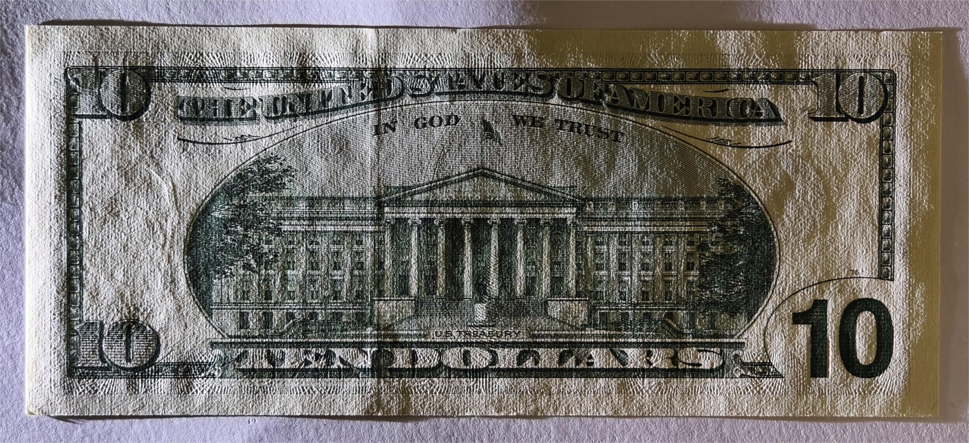 紫瑗钱币——第339期拍卖——纸币场 美国 2001年 D版 无序列 亚历山大·汉密尔顿 10美元 大头版 UNC