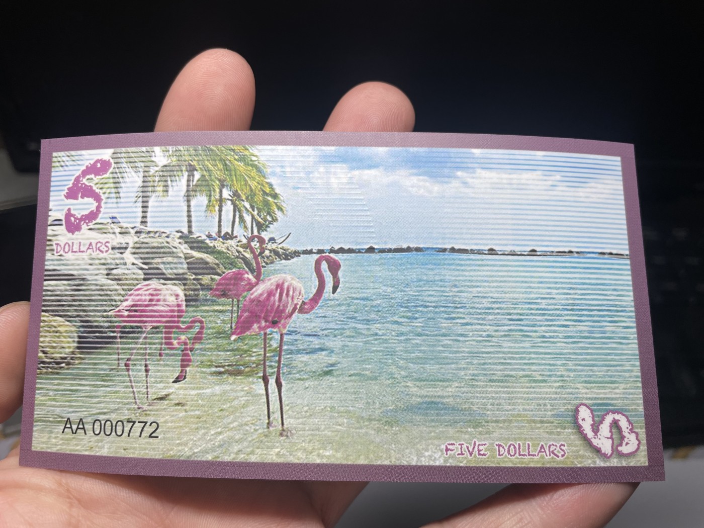 2024年集古藏今外币拍卖第四期-第8场—（总第38拍） 2019年全新阿尔达布拉群岛5元AA冠