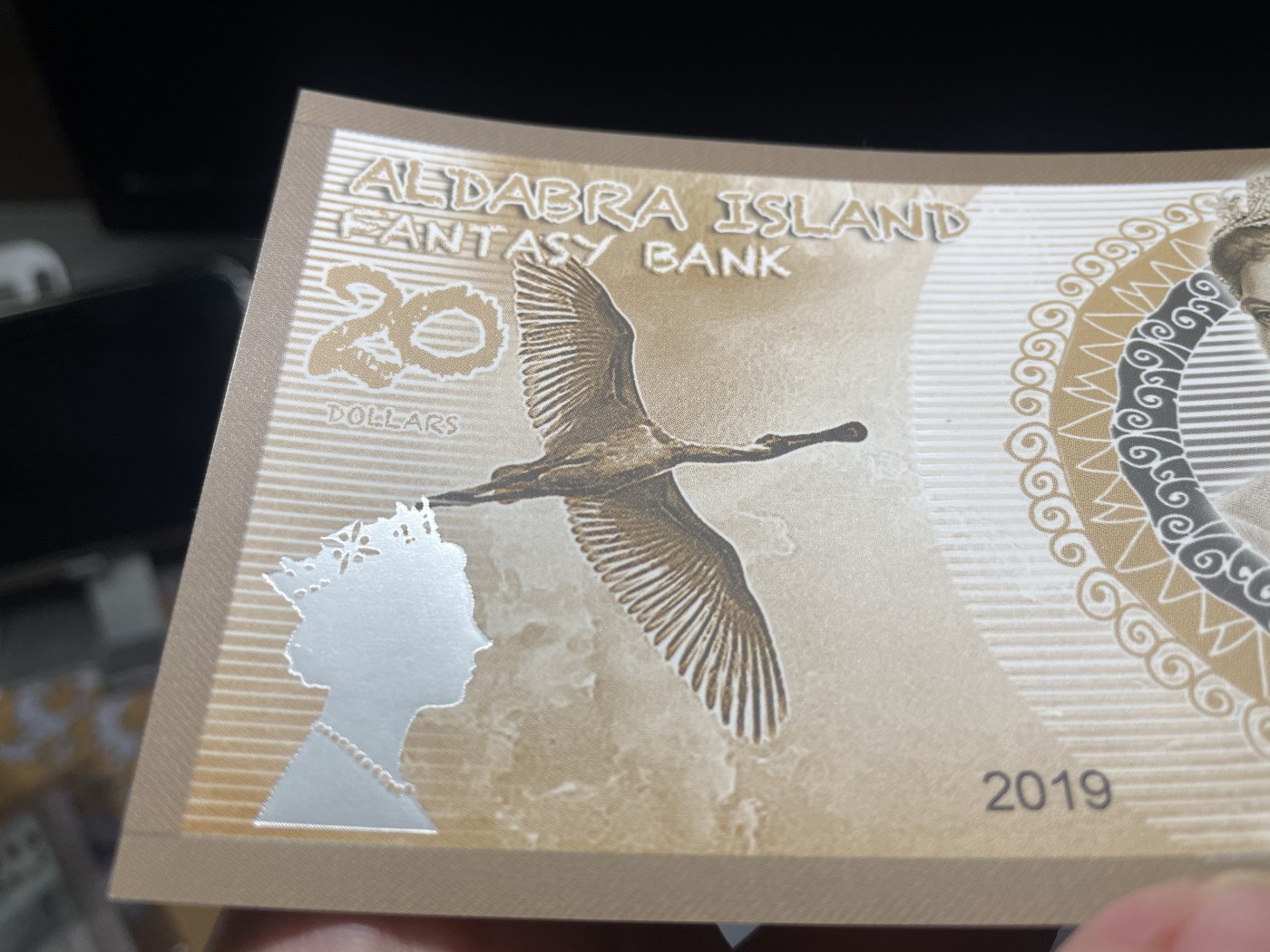 2024年集古藏今外币拍卖第四期-第8场—（总第38拍） 2019年全新阿尔达布拉群岛20元AA冠