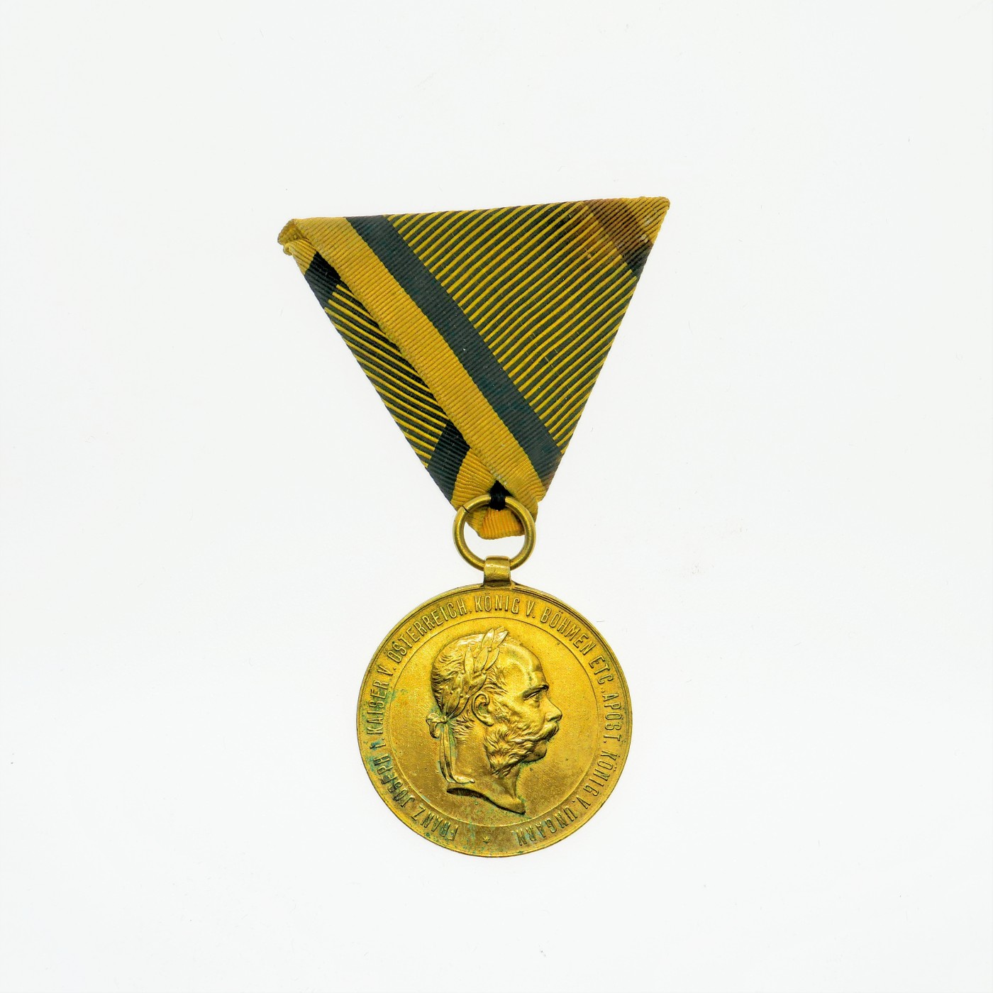 勋章奖章交易所4月20日拍卖 奥匈1873战役章，庚子同款