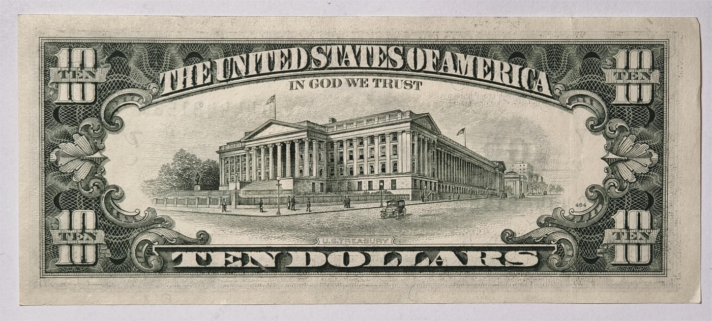 紫瑗钱币——第339期拍卖——纸币场 美国 1990年 G版 无序列 亚历山大·汉密尔顿 10美元 小头版 UNC