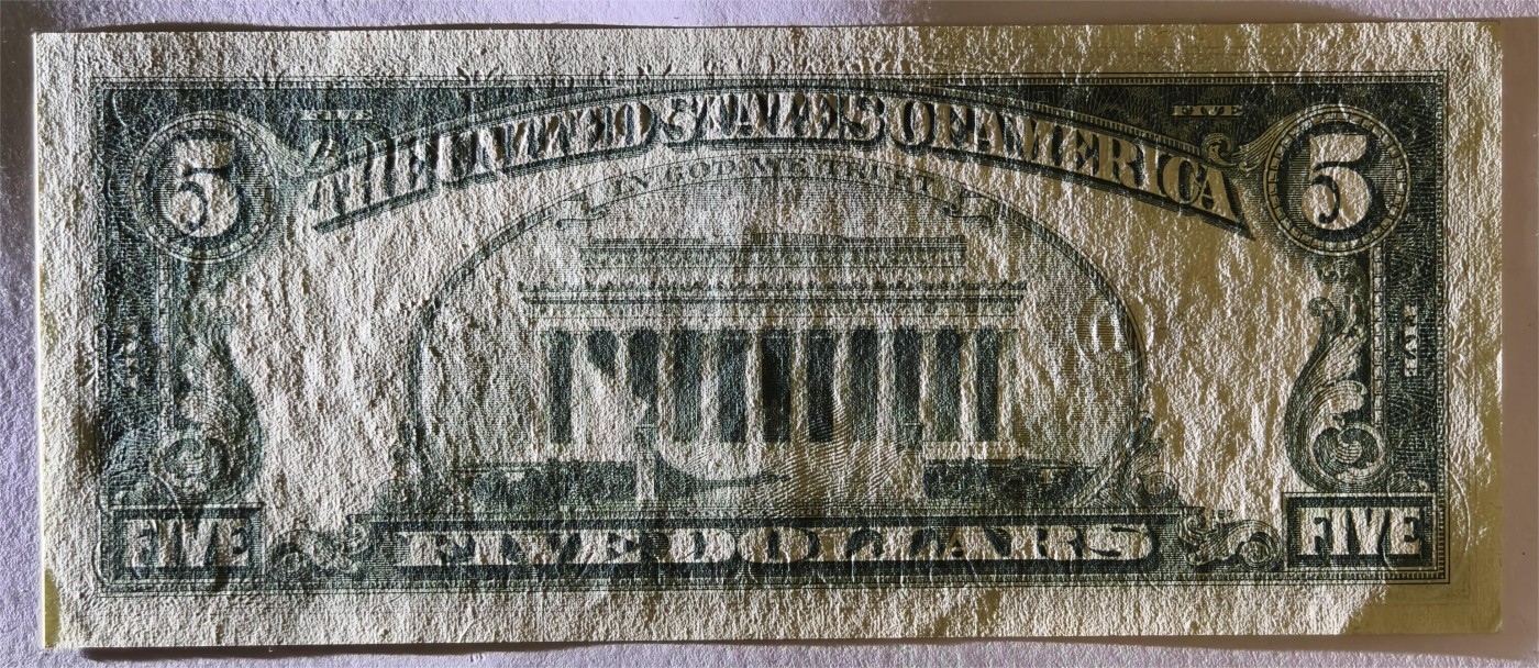 紫瑗钱币——第339期拍卖——纸币场 美国 1969年 L版 C序列 亚伯拉罕·林肯 5美元 小头版 UNC