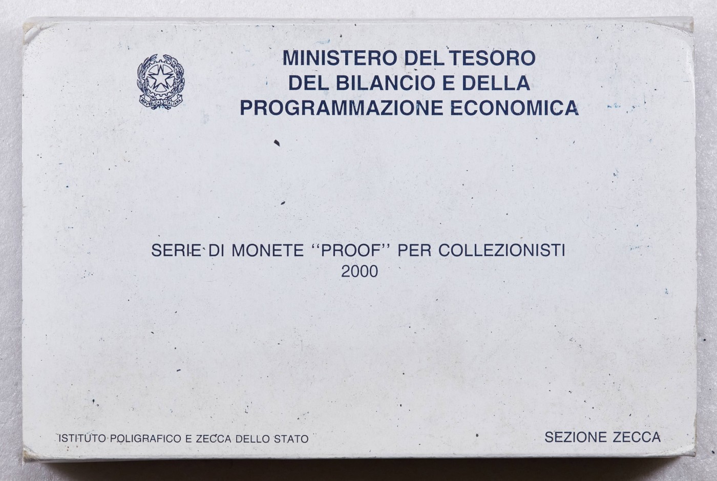 S&S Numismatic世界钱币-拍卖 第115期  意大利2000年12枚套币 精制 官方卡币  含2枚11+14.6克835银币