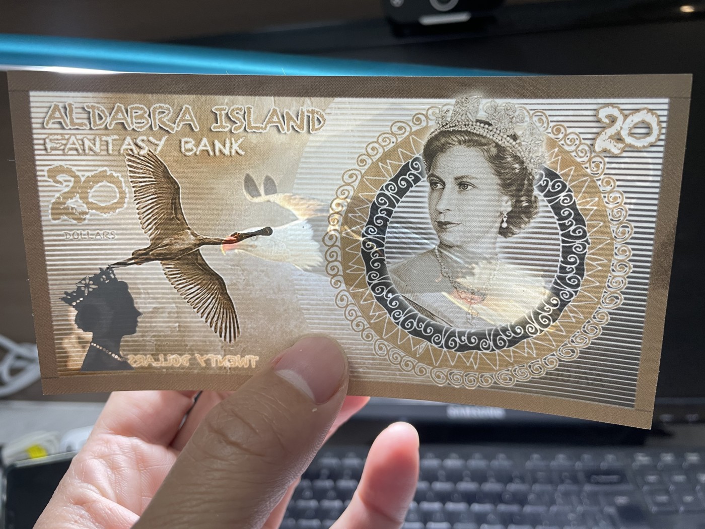 2024年集古藏今外币拍卖第四期-第8场—（总第38拍） 2019年全新阿尔达布拉群岛20元AA冠