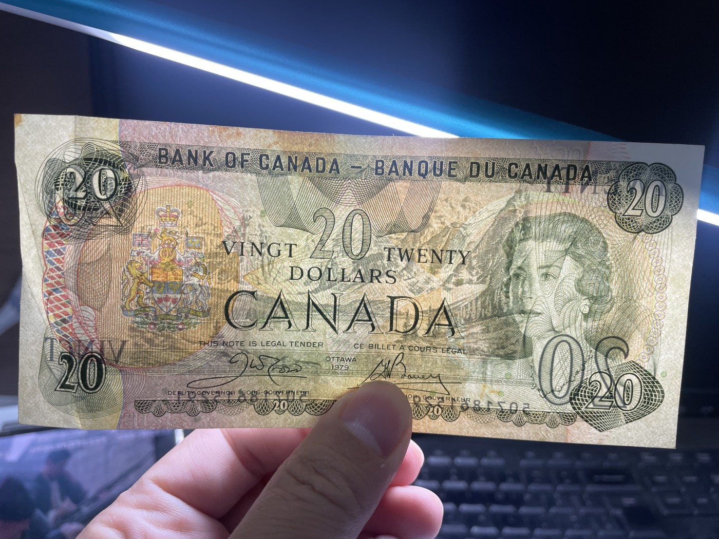 2024年集古藏今外币拍卖第四期-第8场—（总第38拍） 1979年加拿大20元