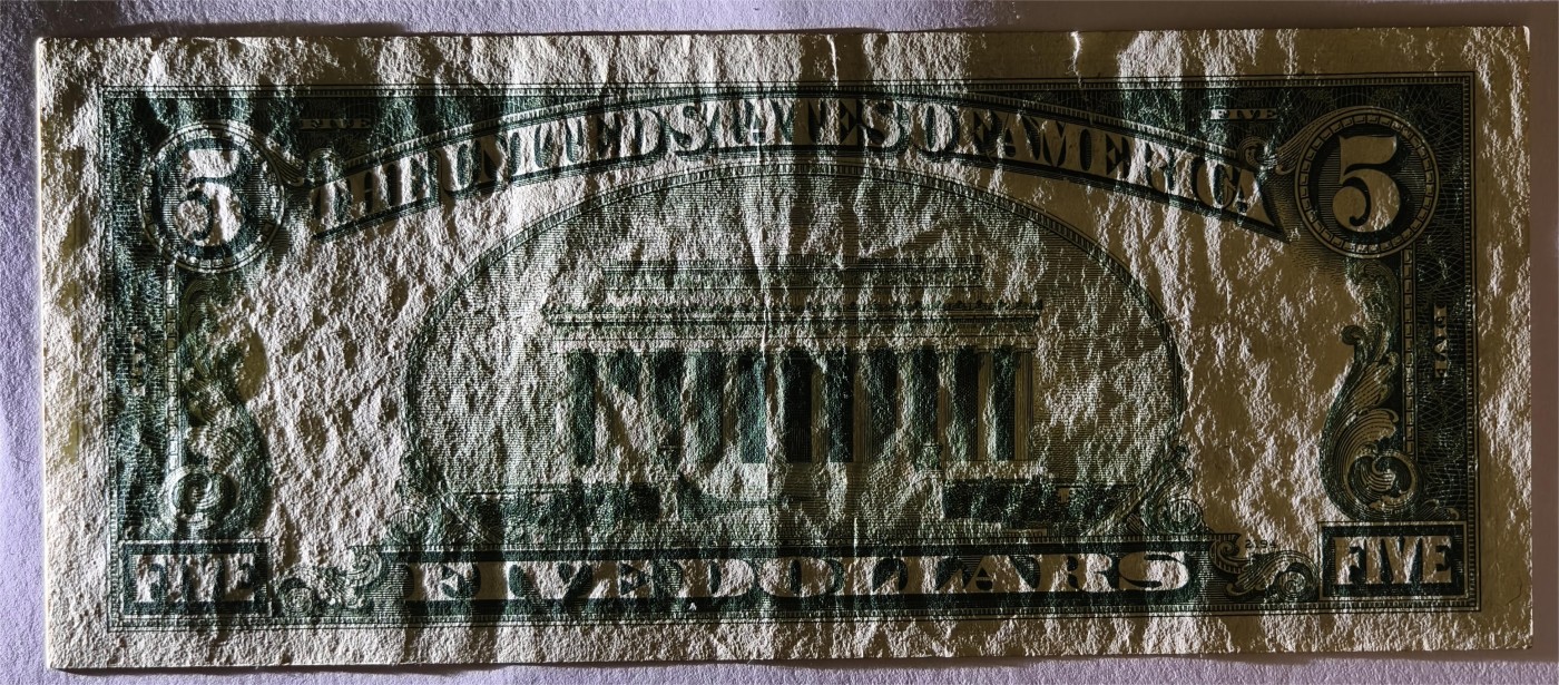 紫瑗钱币——第339期拍卖——纸币场 美国 1953年 无序列 亚伯拉罕·林肯 5美元 蓝印 银元券 流通品