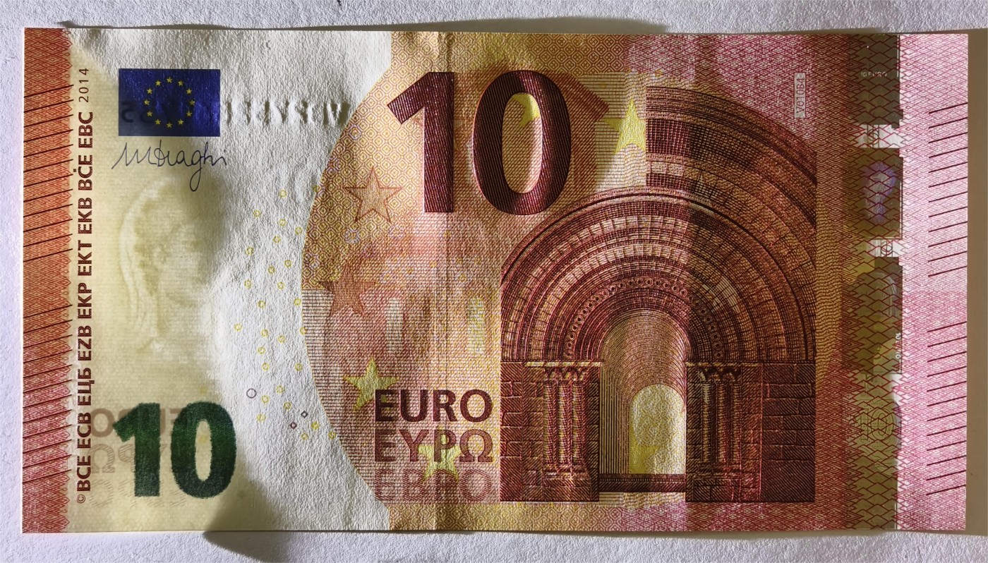 紫瑗钱币——第339期拍卖——纸币场 欧元 西班牙 2014年 圣天使桥 10欧元 UNC