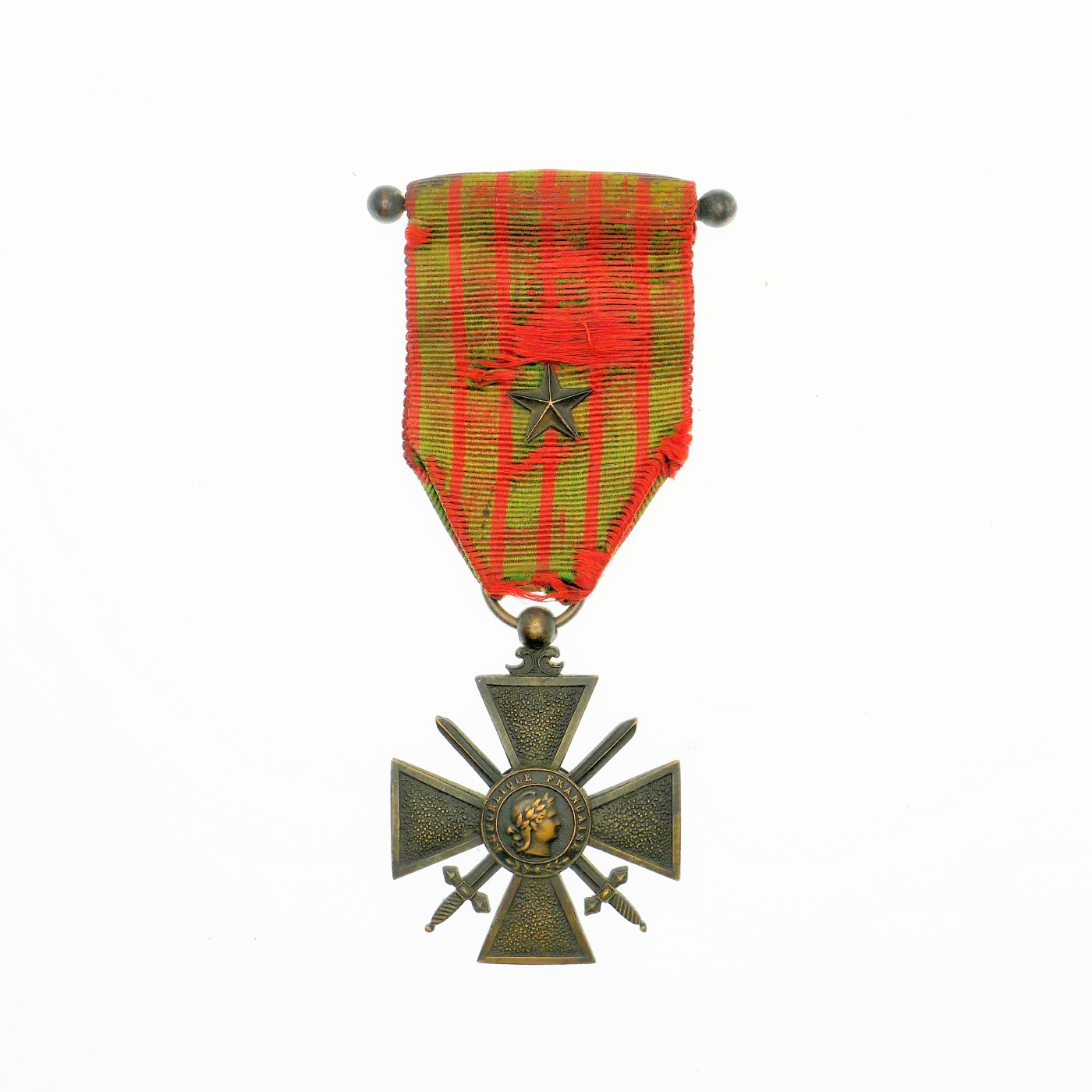 勋章奖章交易所4月20日拍卖 法国一战十字奖章1917版