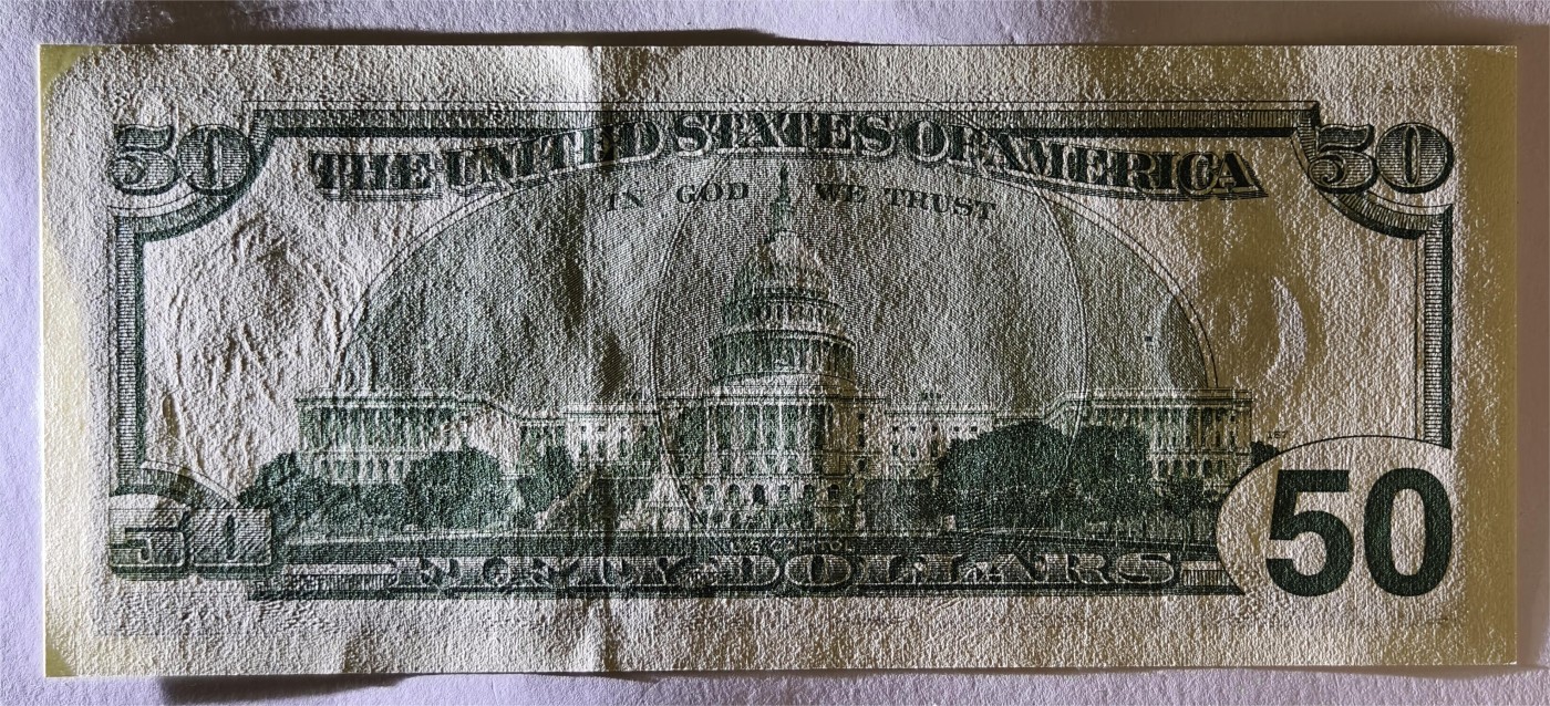 紫瑗钱币——第339期拍卖——纸币场      美国 1996年 D版 无序列 尤里西斯·辛普森·格兰特 大头版 50美元 UNC