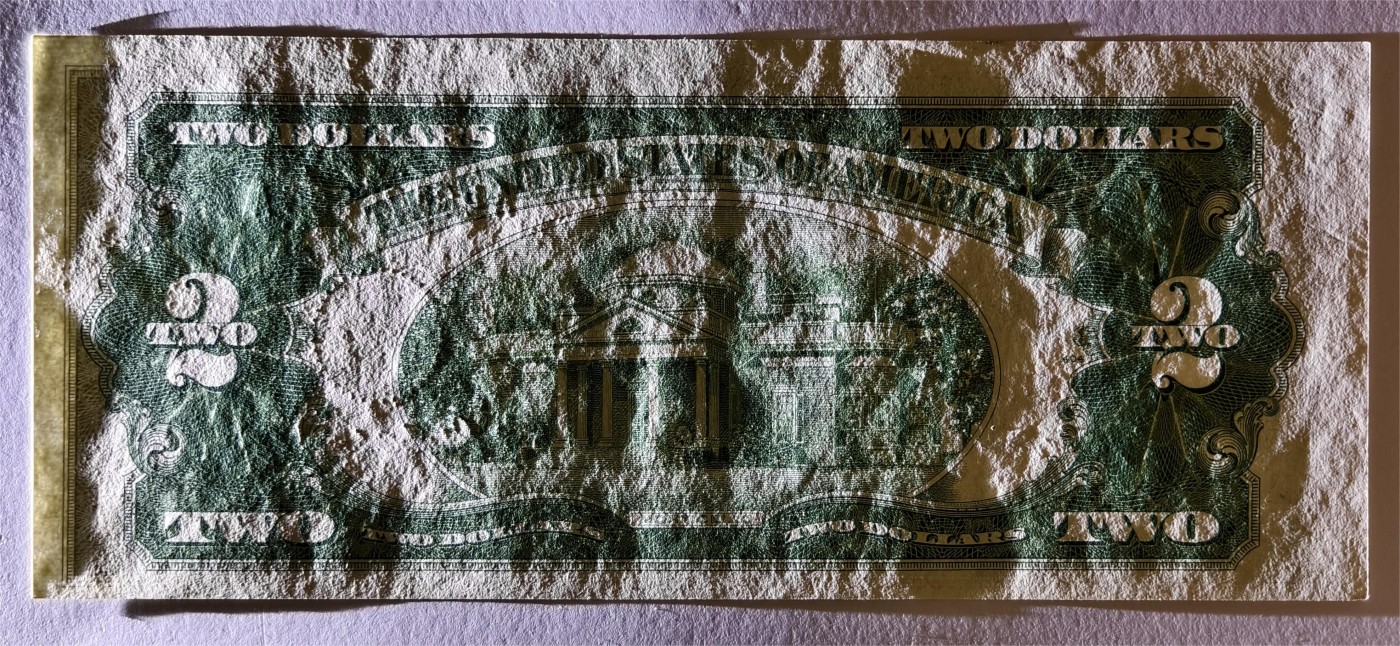 紫瑗钱币——第339期拍卖——纸币场 美国 1953年 A序列 托马斯·杰斐逊 2美元 红印 政府券 AU