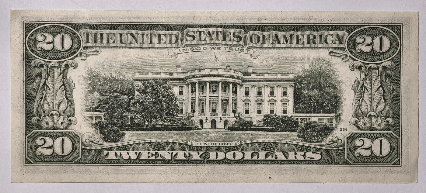 紫瑗钱币——第339期拍卖——纸币场 美国 1985年 F版 无序列 安德鲁·杰克逊 20美元 小头版 UNC