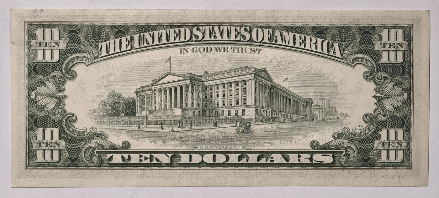 紫瑗钱币——第339期拍卖——纸币场 美国 1981年 B版 A序列 亚历山大·汉密尔顿 10美元 小头版 UNC