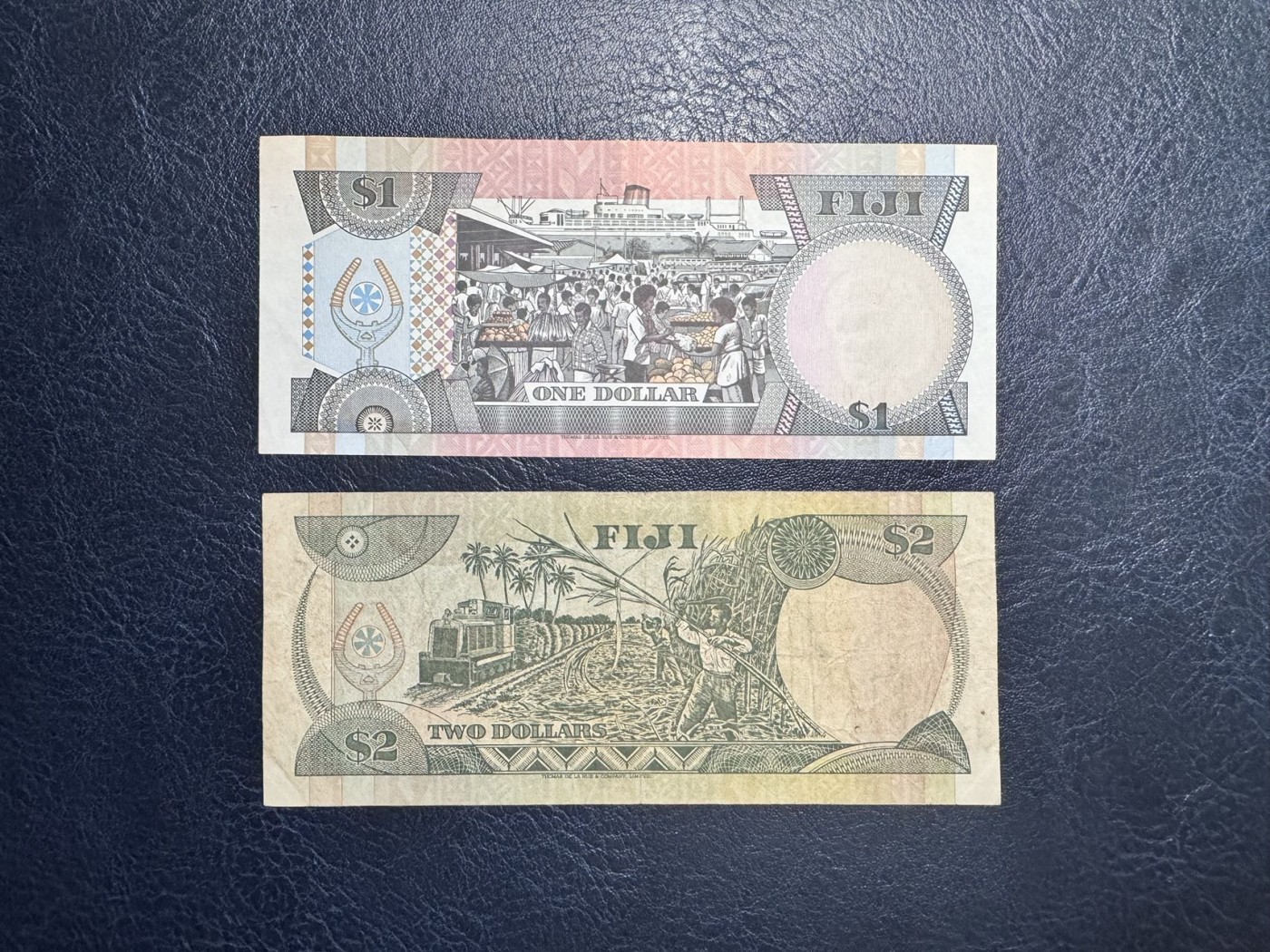 收藏联盟Quantum Auction 第338期拍卖  斐济1993年1元和1980年2元 非全新 品相如图