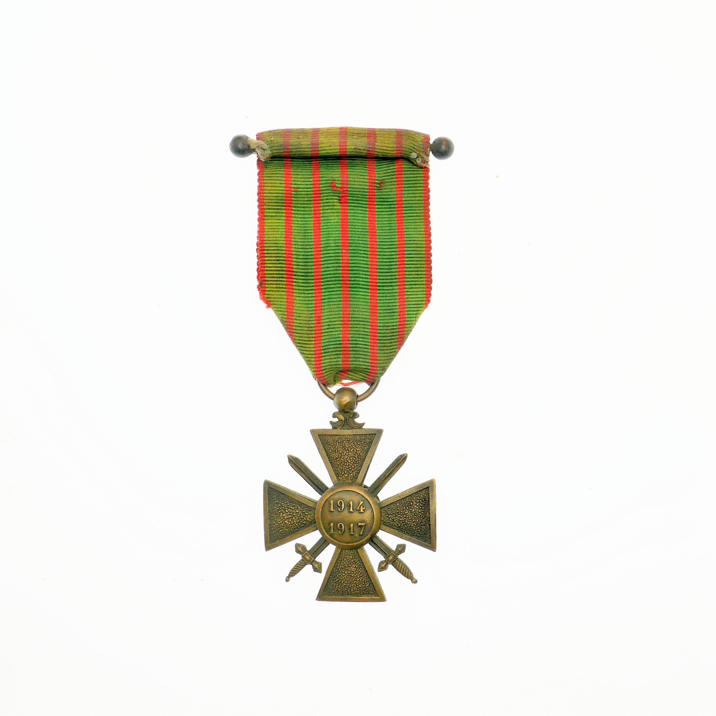 勋章奖章交易所4月20日拍卖 法国一战十字奖章1917版