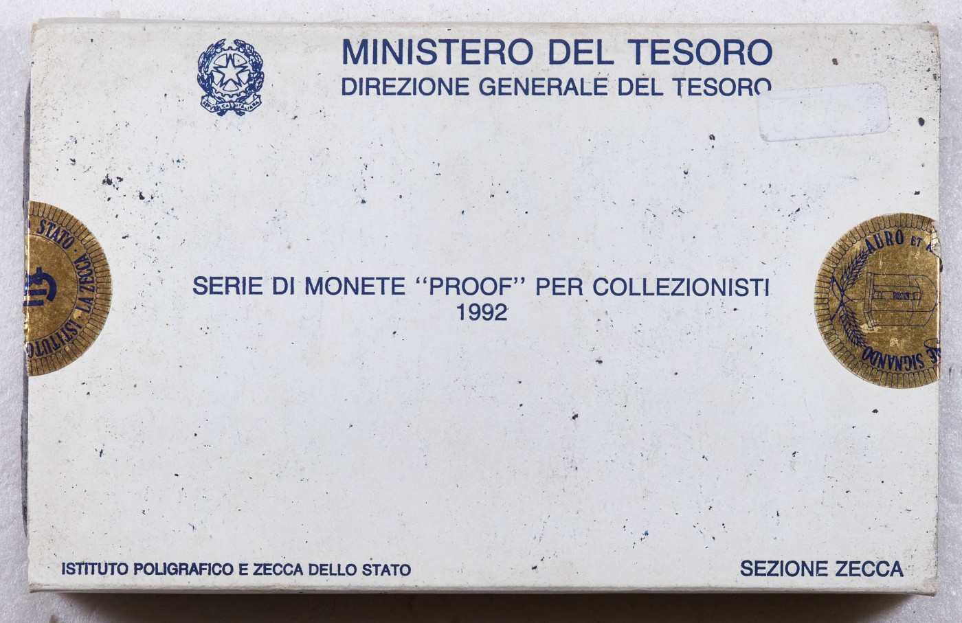 S&S Numismatic世界钱币-拍卖 第115期  意大利1992年11枚套币 精制 官方卡币 含2枚11+11克835银币