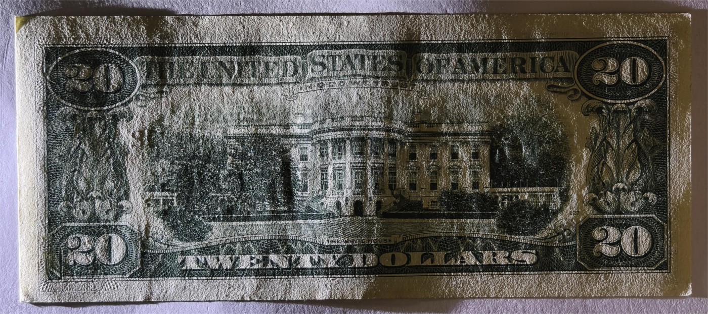 紫瑗钱币——第339期拍卖——纸币场 美国 1988年 L版 A序列 安德鲁·杰克逊 20美元 小头版 UNC-