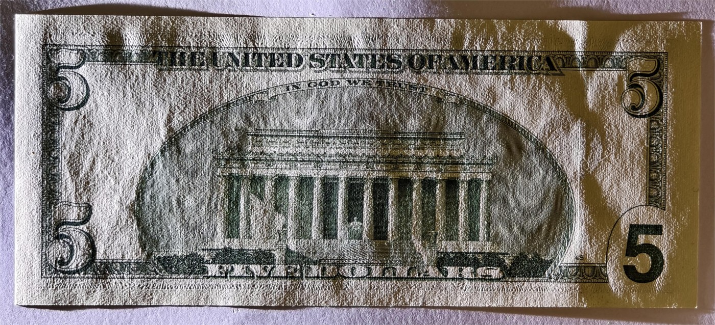 紫瑗钱币——第339期拍卖——纸币场 美国 2003年 B版 A序列 亚伯拉罕·林肯 5美元 大头版 UNC