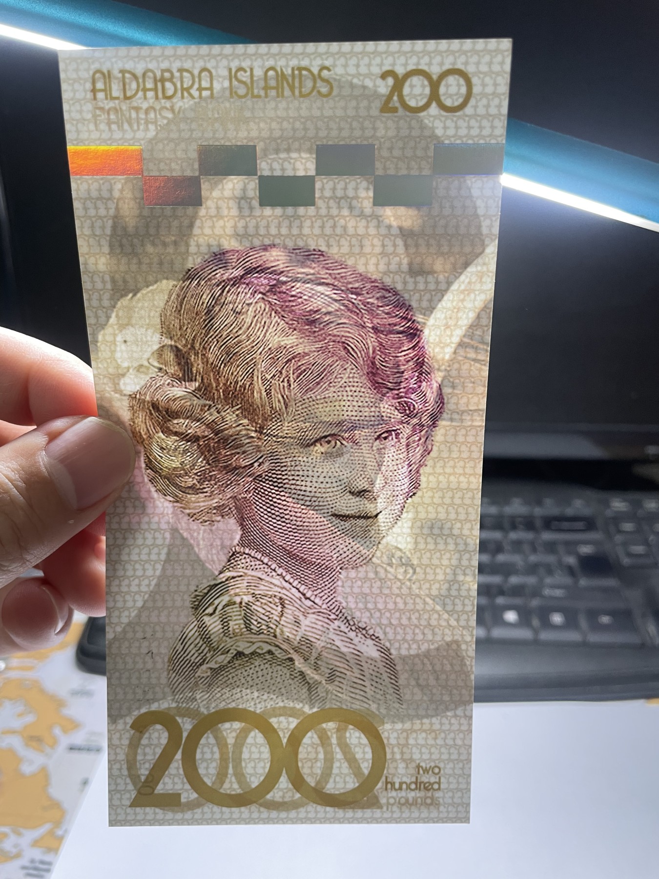 2024年集古藏今外币拍卖第四期-第8场—（总第38拍） 全新阿尔达布拉群岛200元