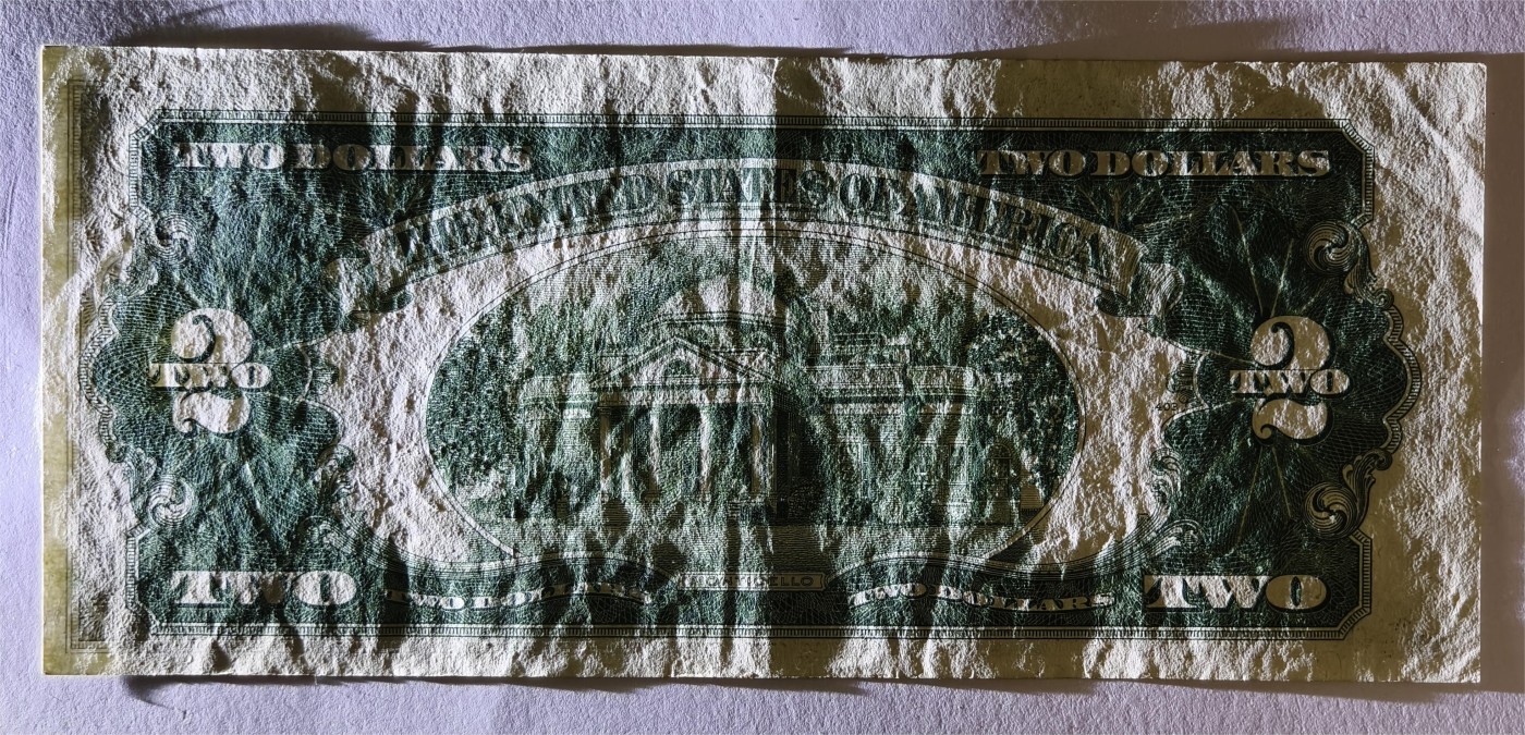 紫瑗钱币——第339期拍卖——纸币场 美国 1953年 B序列 托马斯·杰斐逊 2美元 红印 政府券 流通品