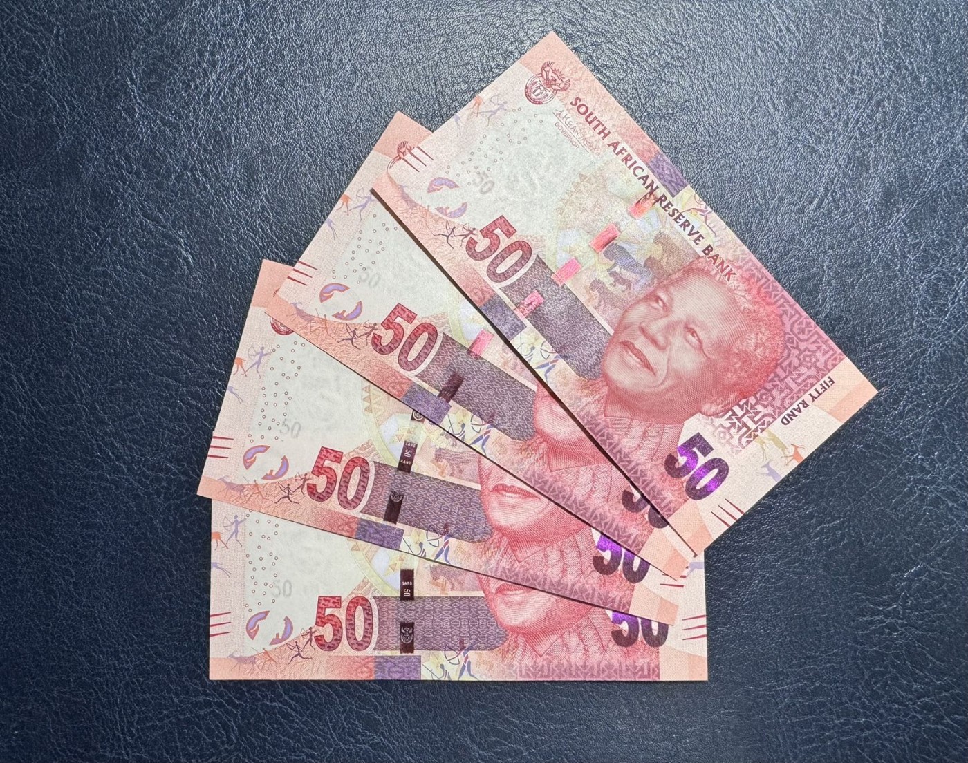 收藏联盟Quantum Auction 第338期拍卖  南非2017年版50兰特4张 品相全新UNC 