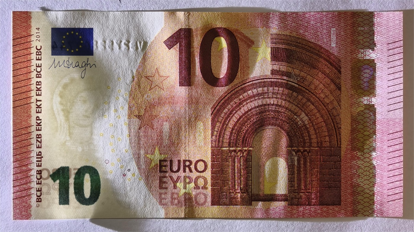 紫瑗钱币——第339期拍卖——纸币场 欧元 西班牙 2014年 圣天使桥 10欧元 UNC