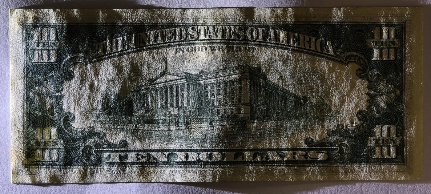 紫瑗钱币——第339期拍卖——纸币场 美国 1977年 B版 无序列 亚历山大·汉密尔顿 10美元 小头版 UNC