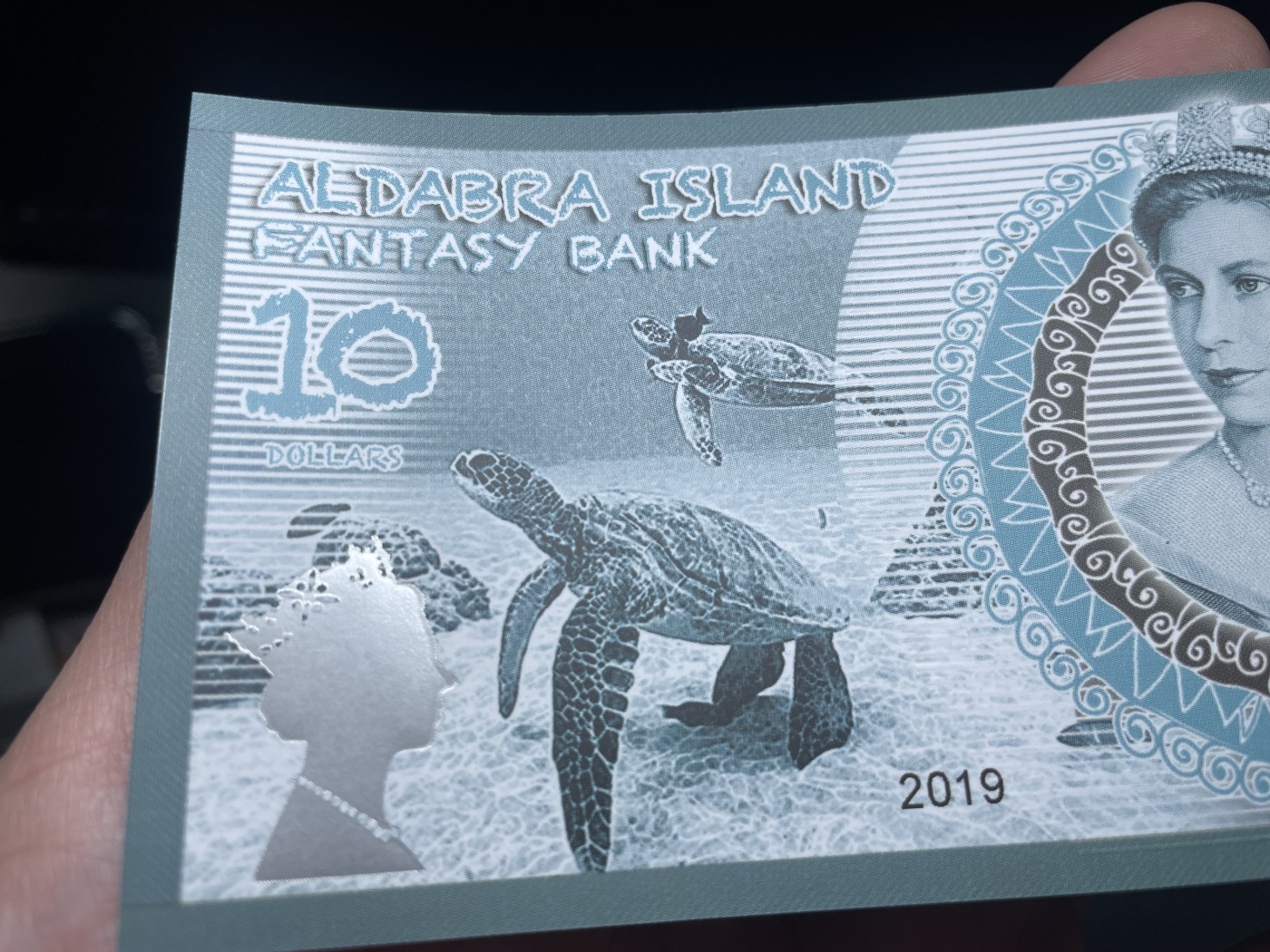 2024年集古藏今外币拍卖第四期-第8场—（总第38拍） 2019年全新阿尔达布拉群岛10元AA冠