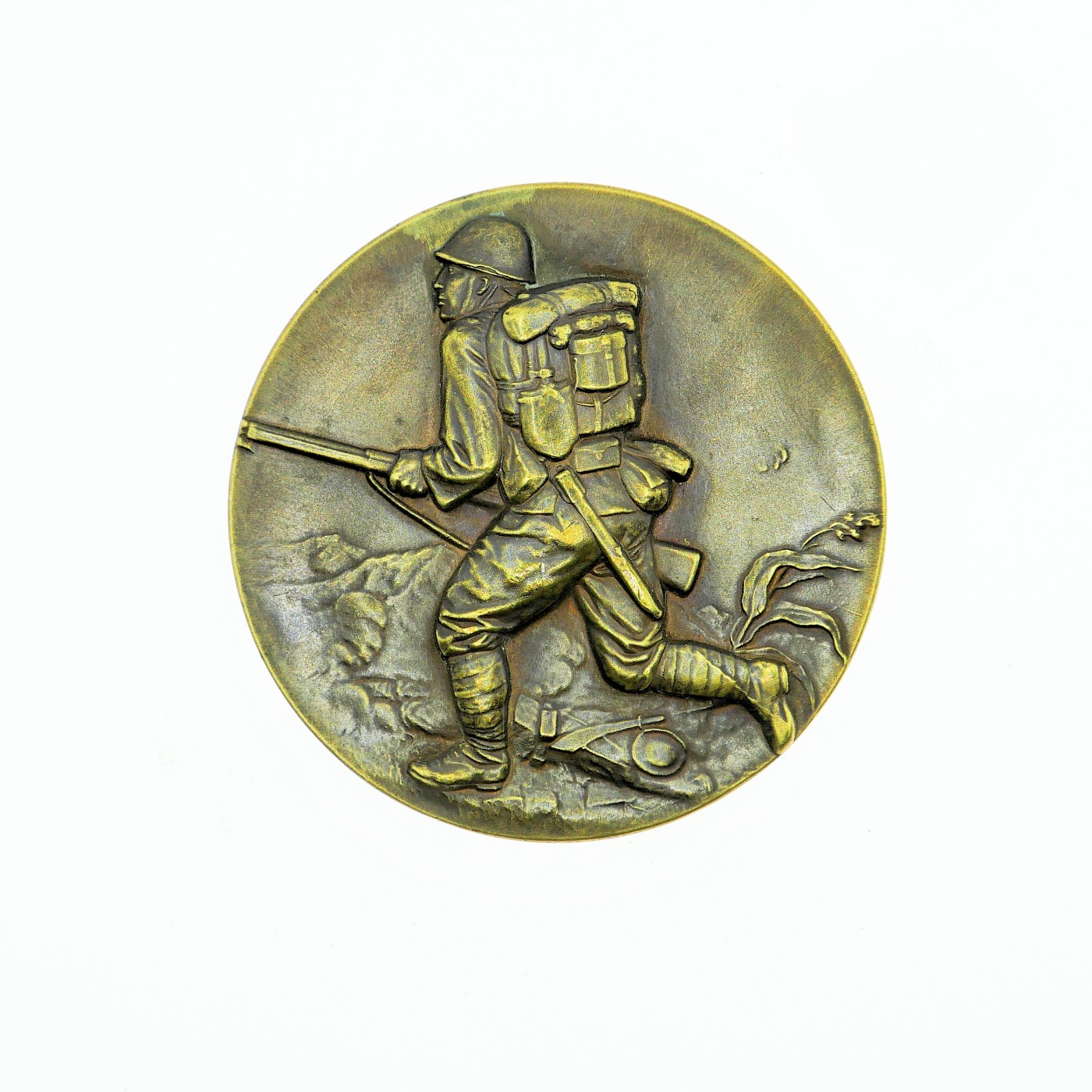 勋章奖章交易所4月20日拍卖 日本罪证铜章陆军版。自鉴